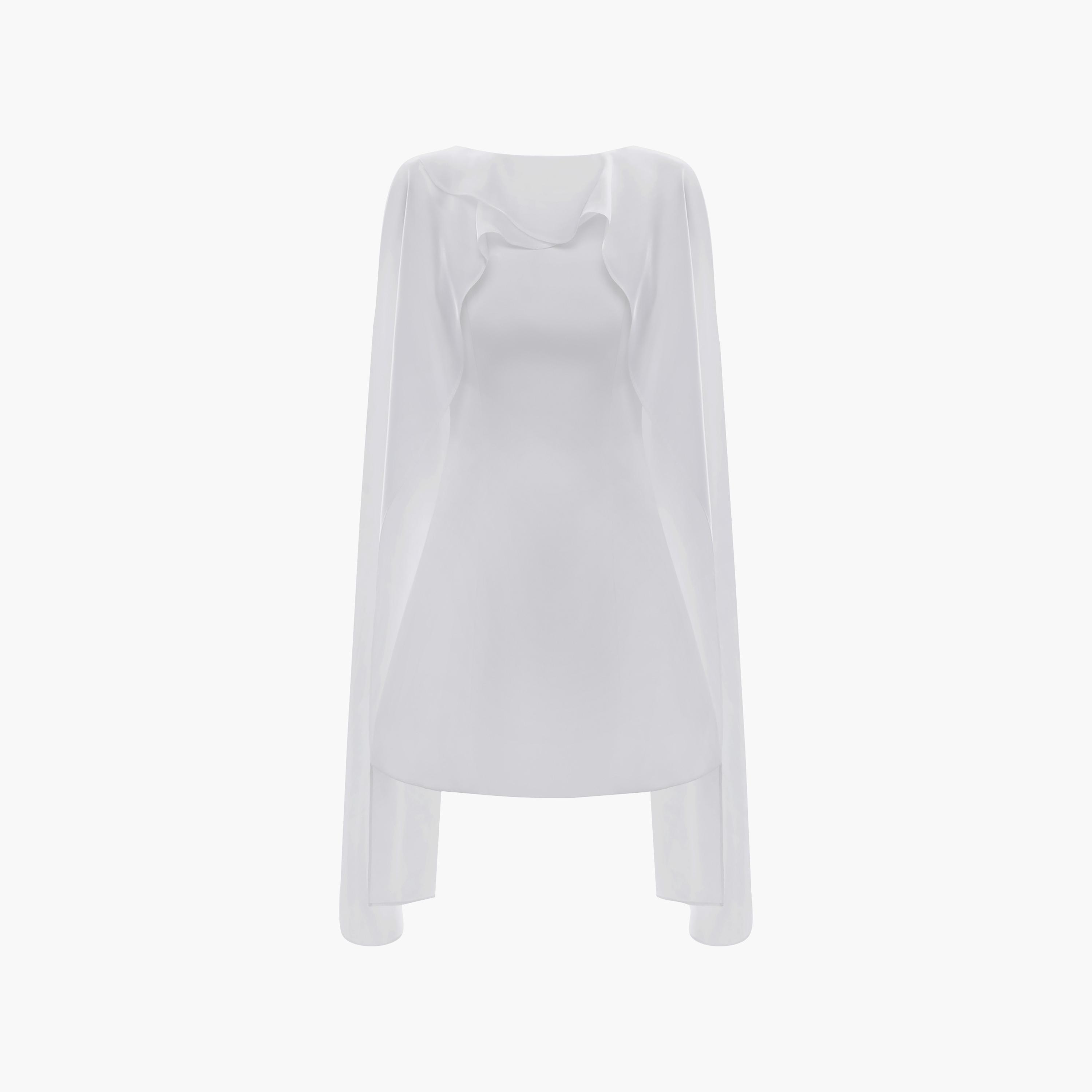 Lichi White Women's Mini Evening Dress-women-clothing-dresses-image-5
