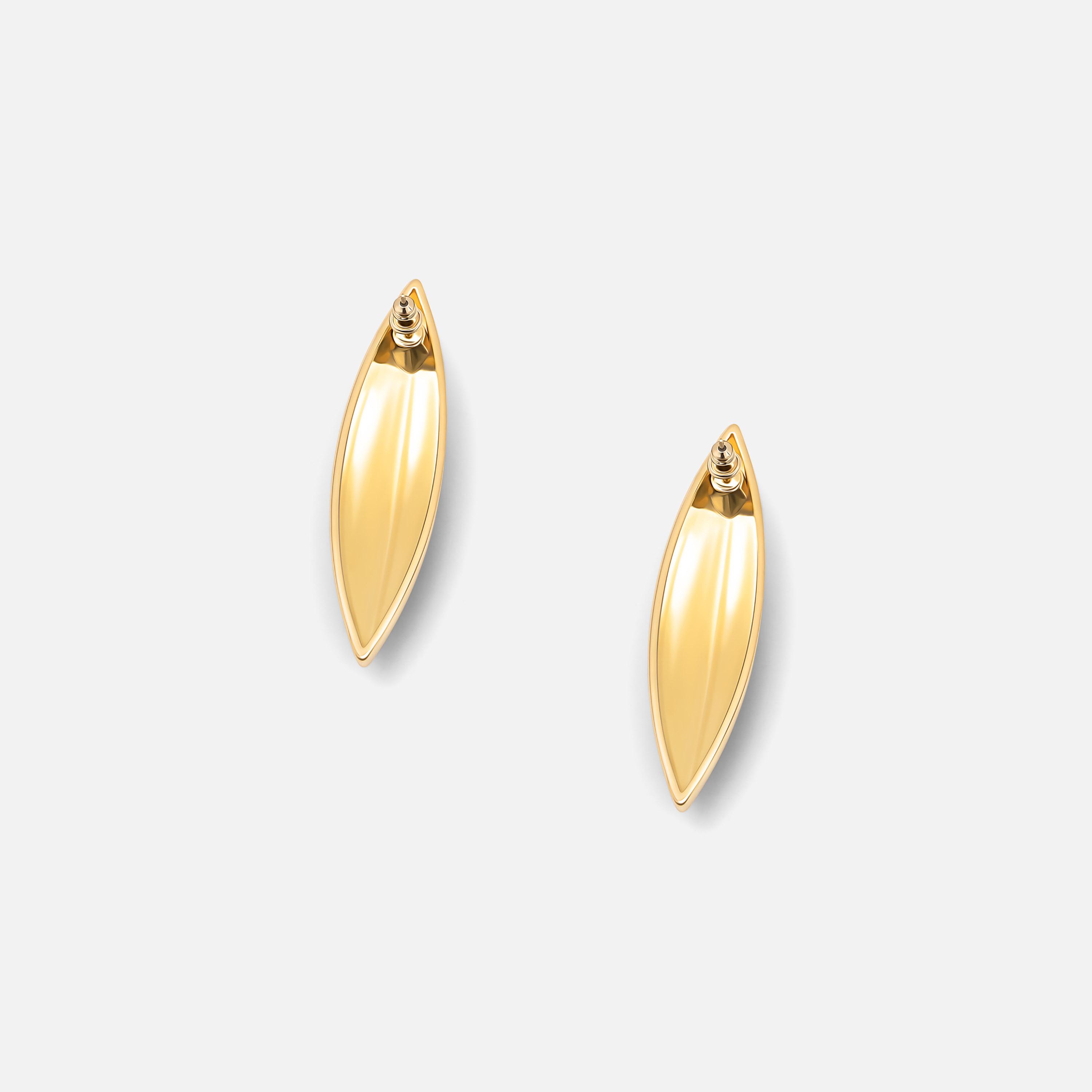 أقراط ليتشي ذهبية صغيرة للنساء من سبيكة النحاس | ear0505-women-watchesandjewellery-jewellery-earrings-image-3