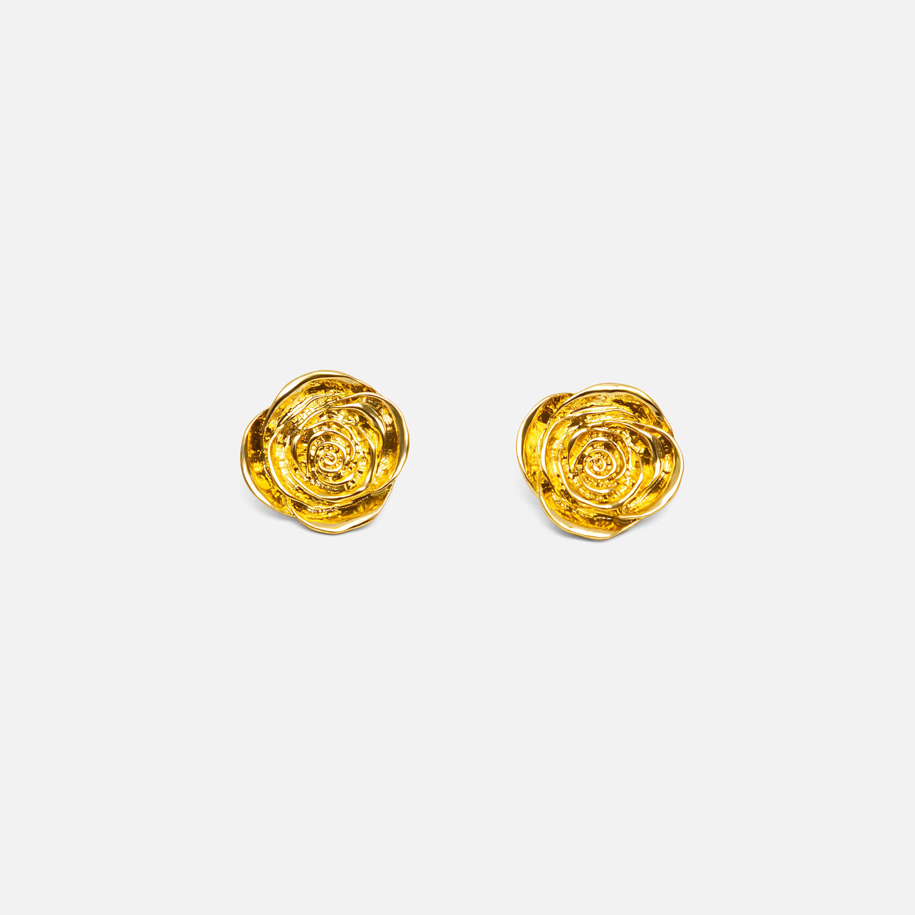 أقراط ليتشي ذهبية صغيرة للنساء من سبيكة الزنك | ear0524-women-watchesandjewellery-jewellery-earrings-image-2