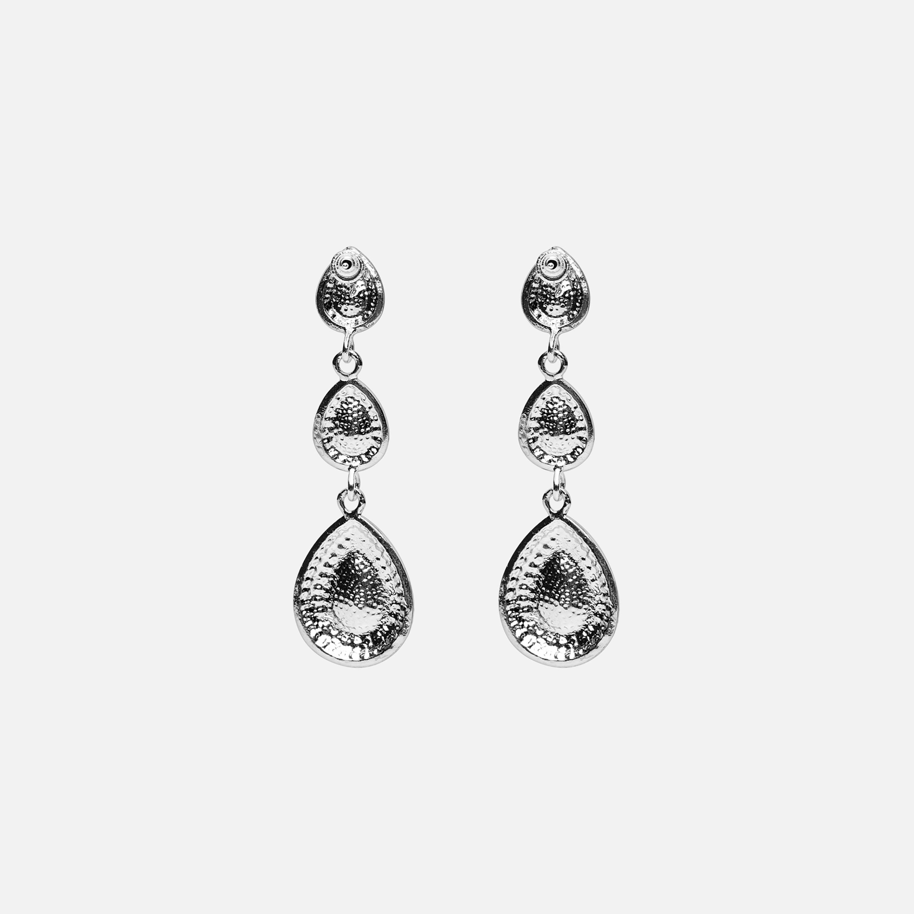أقراط ليتشي فضية متدلية للنساء من سبيكة الزنك | ear0537-women-watchesandjewellery-jewellery-earrings-image-3