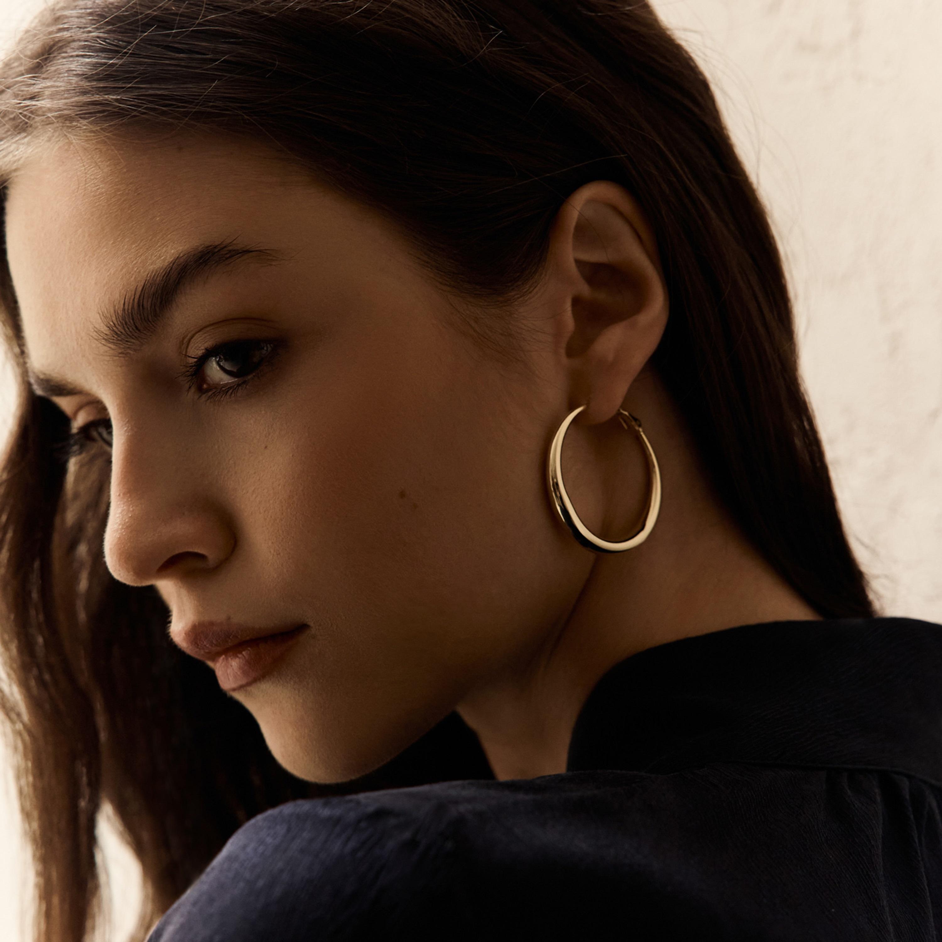 أقراط ليتشي ذهبية حلقية للنساء من النحاس | ear0546-women-watchesandjewellery-jewellery-earrings-image-3
