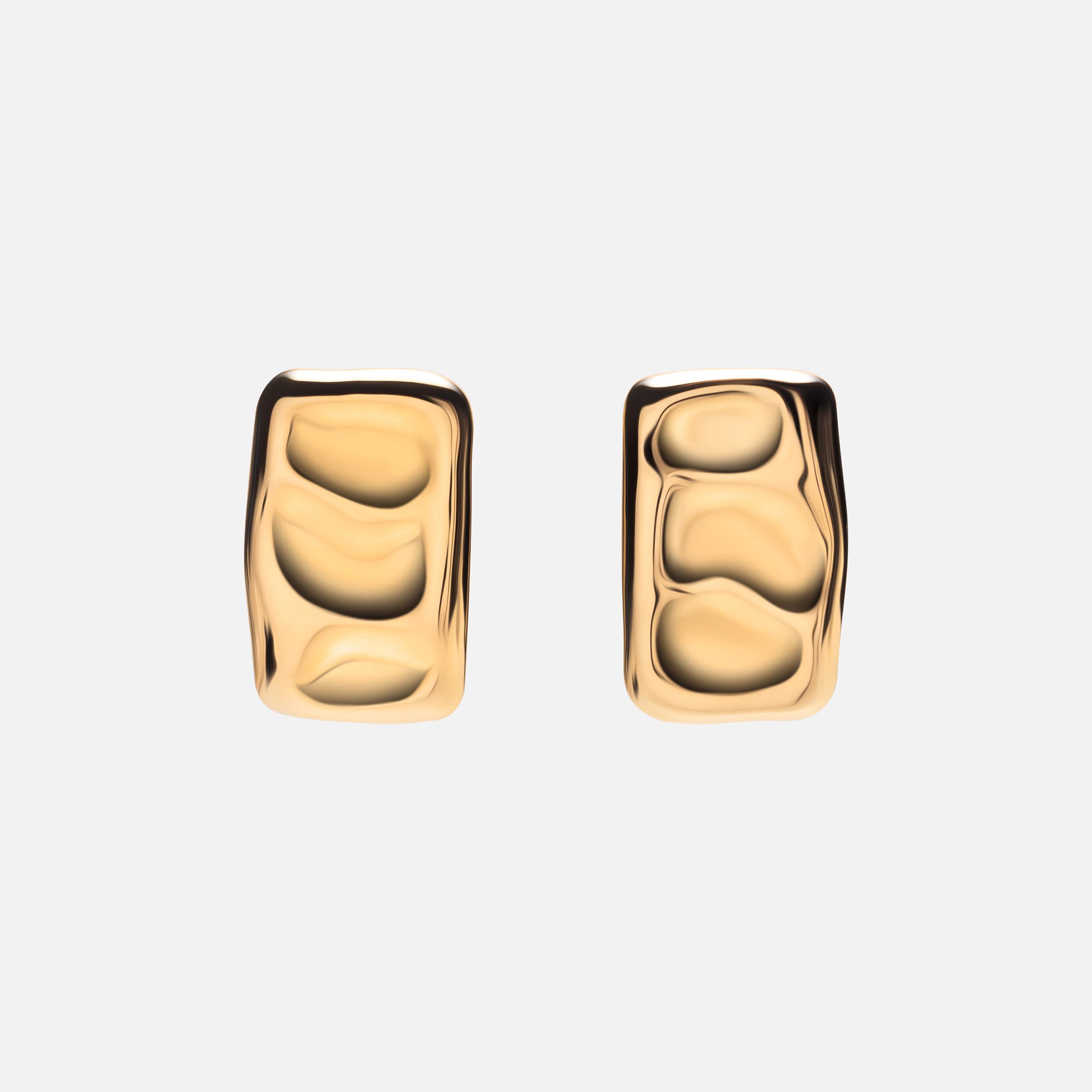 أقراط ليتشي ذهبية صغيرة للنساء من الستانلس ستيل | ear0548-women-watchesandjewellery-jewellery-earrings-image-2