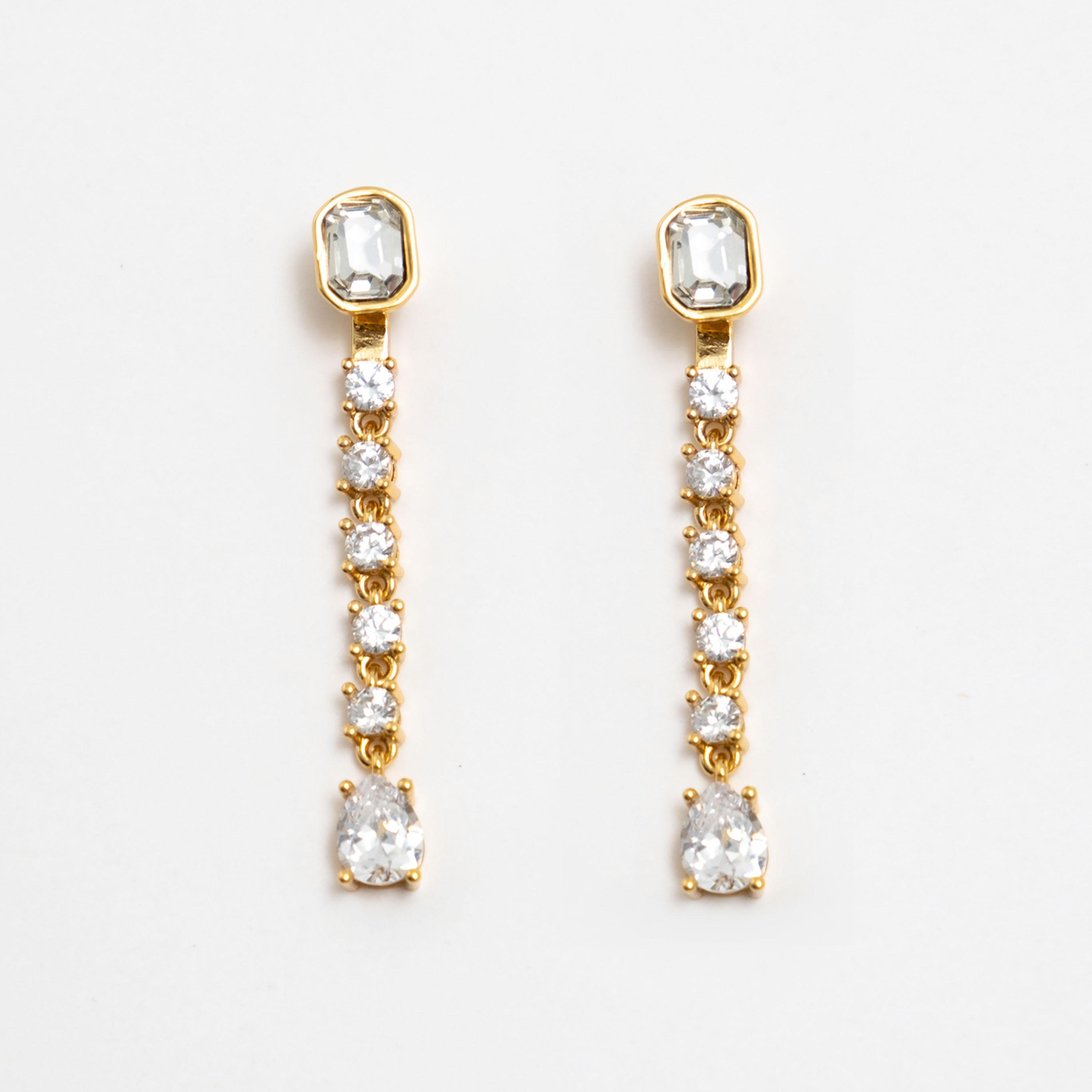 أقراط ليتشي ذهبية متدلية للنساء من سبيكة النحاس | ear0561-women-watchesandjewellery-jewellery-earrings-image-2