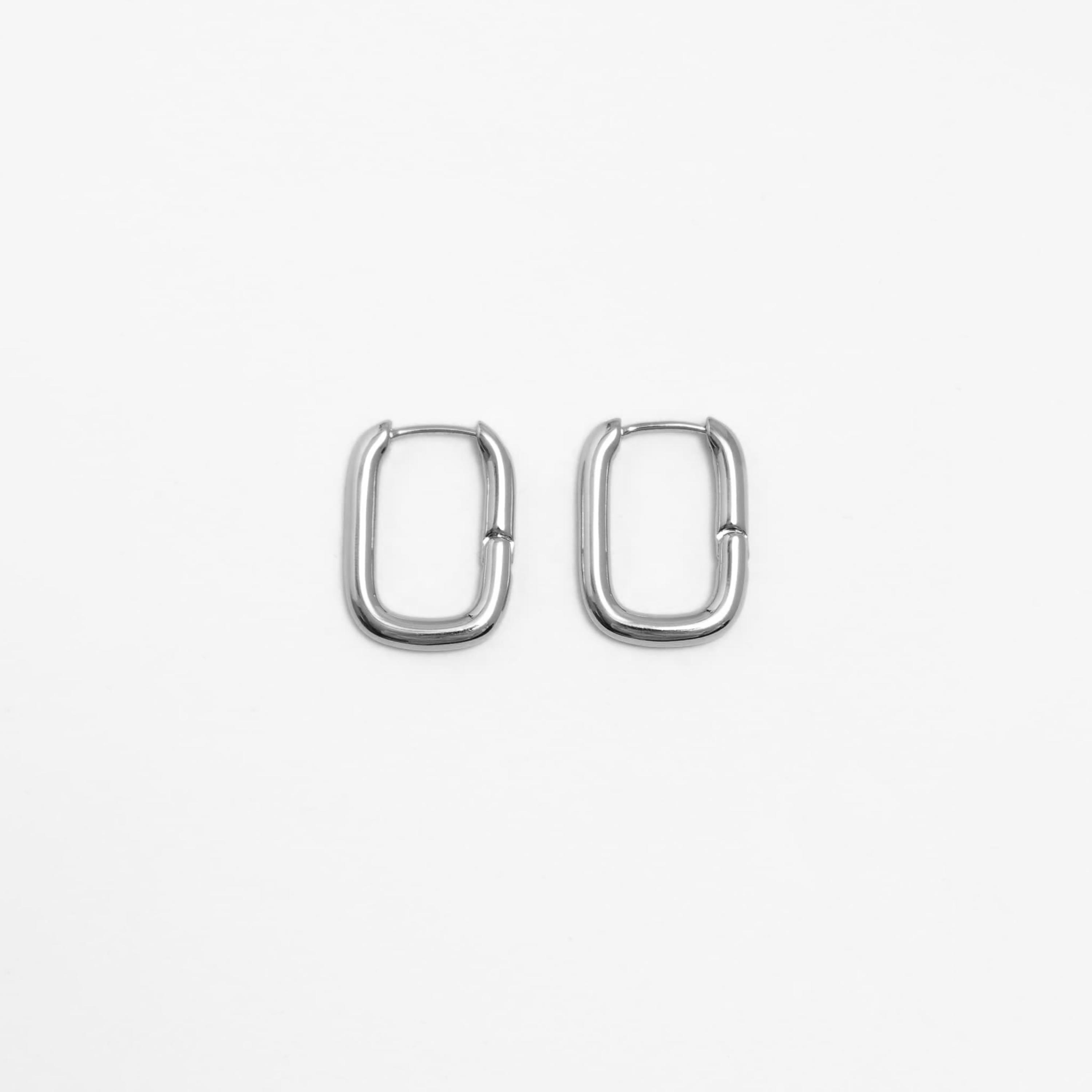 أقراط ليتشي فضية حلقية للنساء من سبيكة النحاس | ear0578-women-watchesandjewellery-jewellery-earrings-image-2