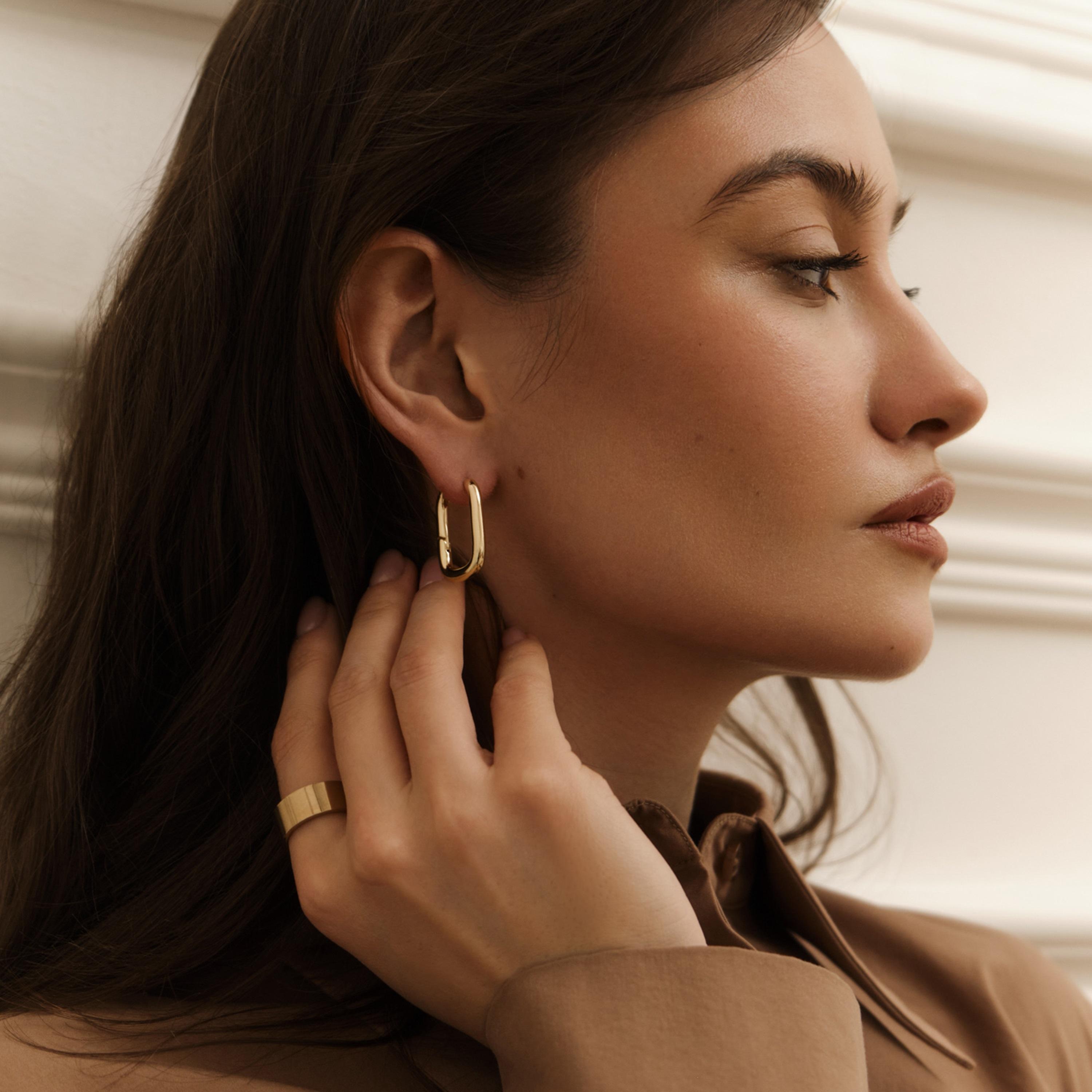 أقراط ليتشي ذهبية حلقية للنساء من سبيكة النحاس | ear0579-women-watchesandjewellery-jewellery-earrings-image-1