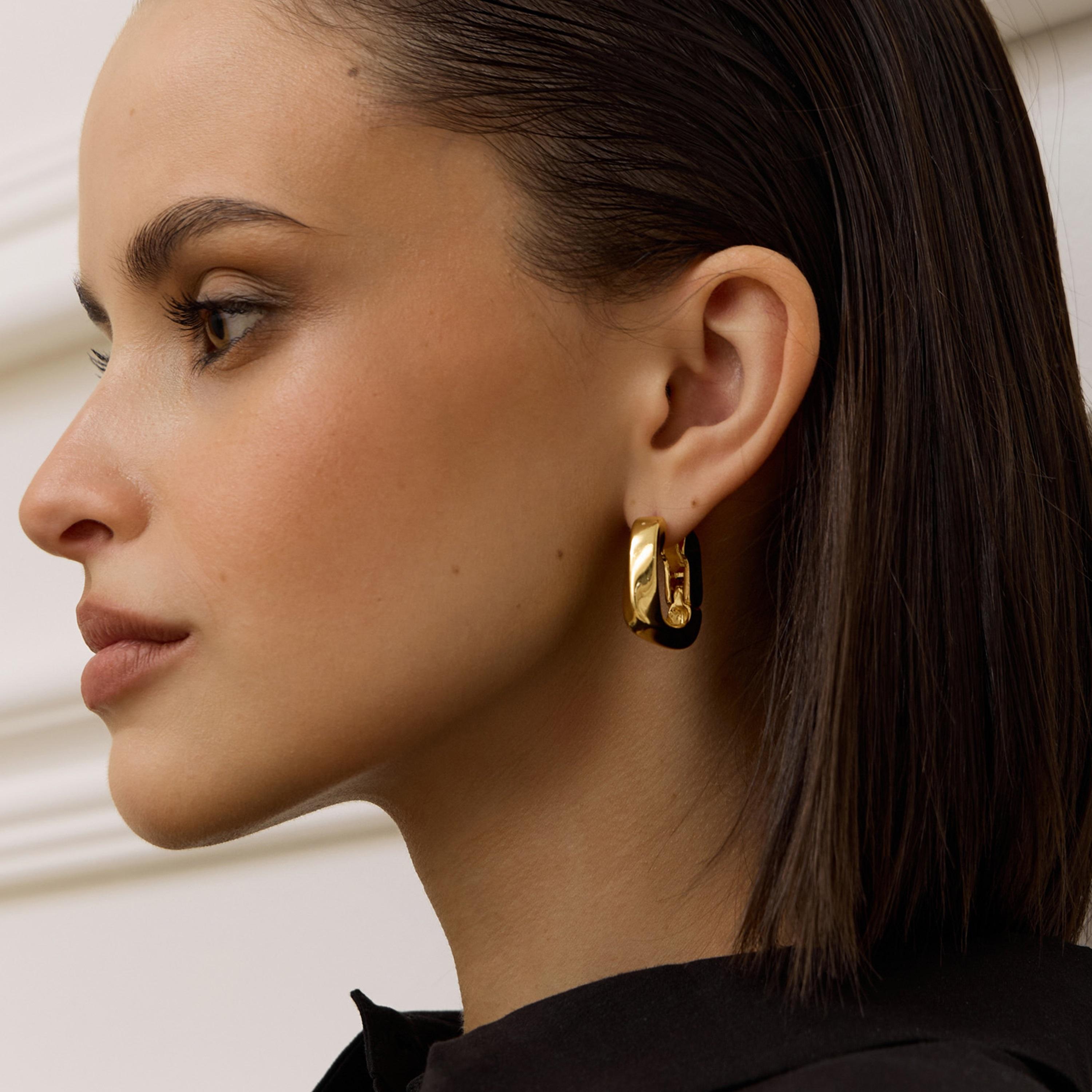 أقراط ليتشي ذهبية حلقية للنساء من سبيكة الزنك | ear0600-women-watchesandjewellery-jewellery-earrings-image-1