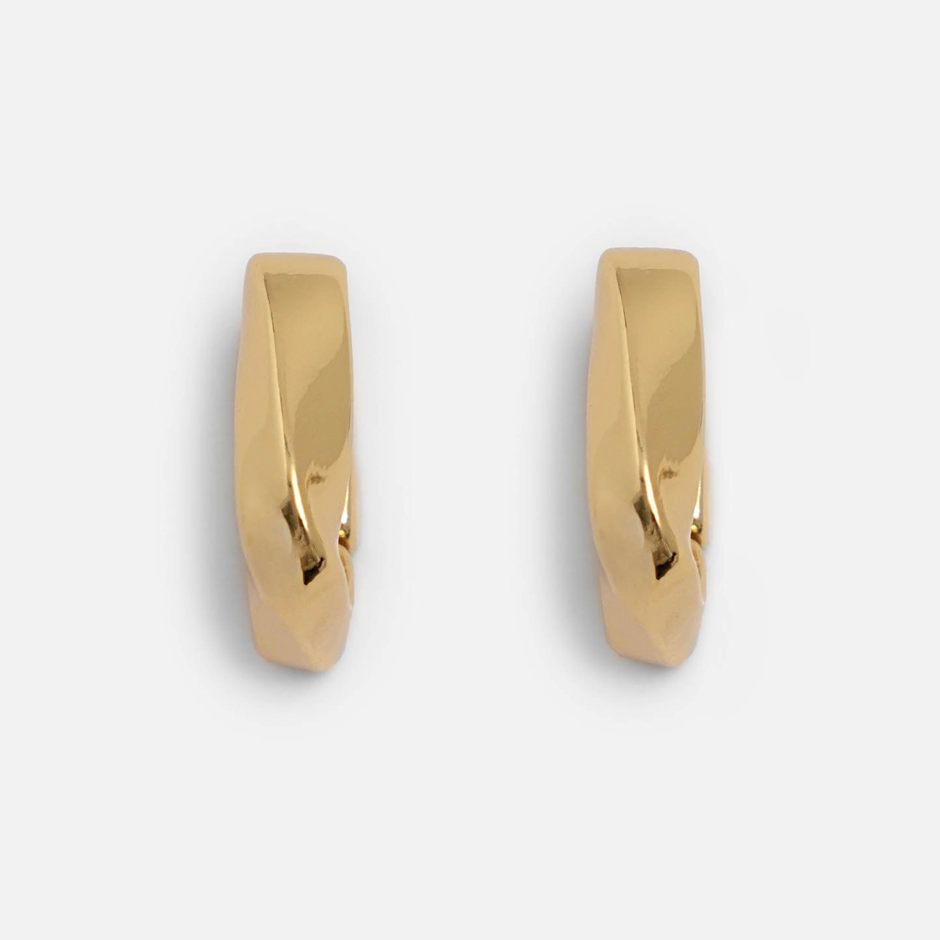 أقراط ليتشي ذهبية حلقية للنساء من سبيكة الزنك | ear0600-women-watchesandjewellery-jewellery-earrings-image-4