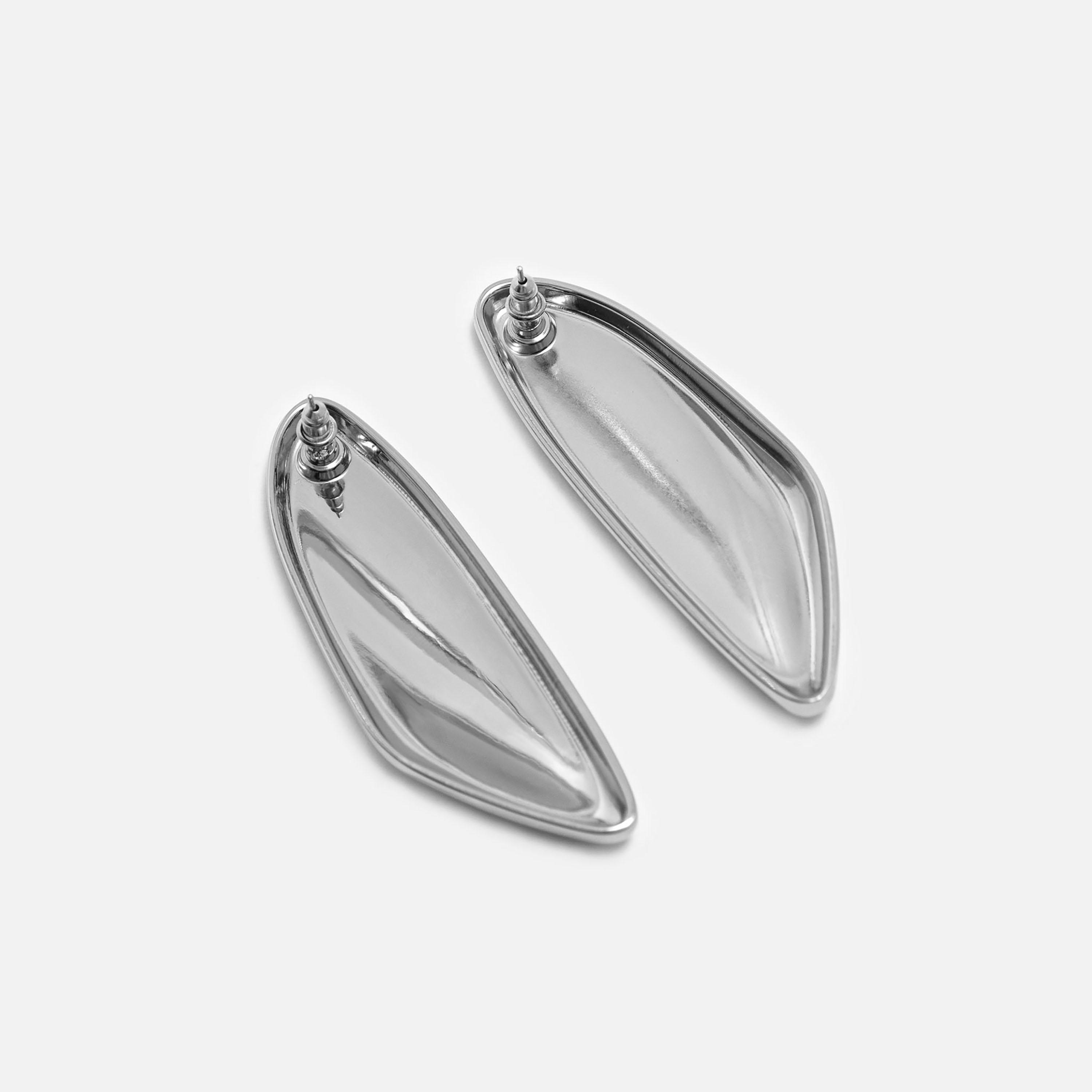 أقراط ليتشي فضية صغيرة للنساء من سبيكة الزنك | ear0609-women-watchesandjewellery-jewellery-earrings-image-3