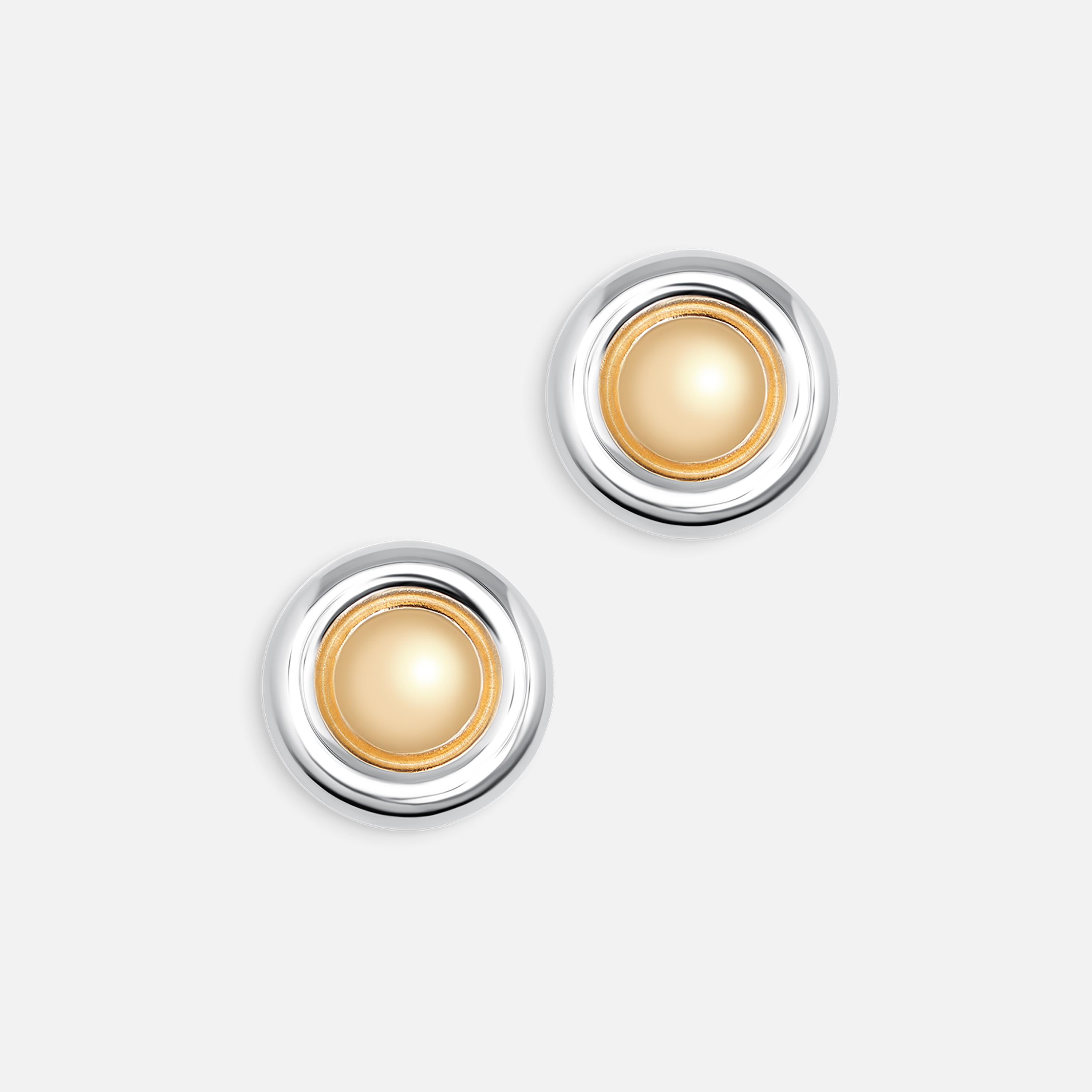 أقراط ليتشي ذهبية صغيرة للنساء من الستانلس ستيل | ear0625-women-watchesandjewellery-jewellery-earrings-image-2
