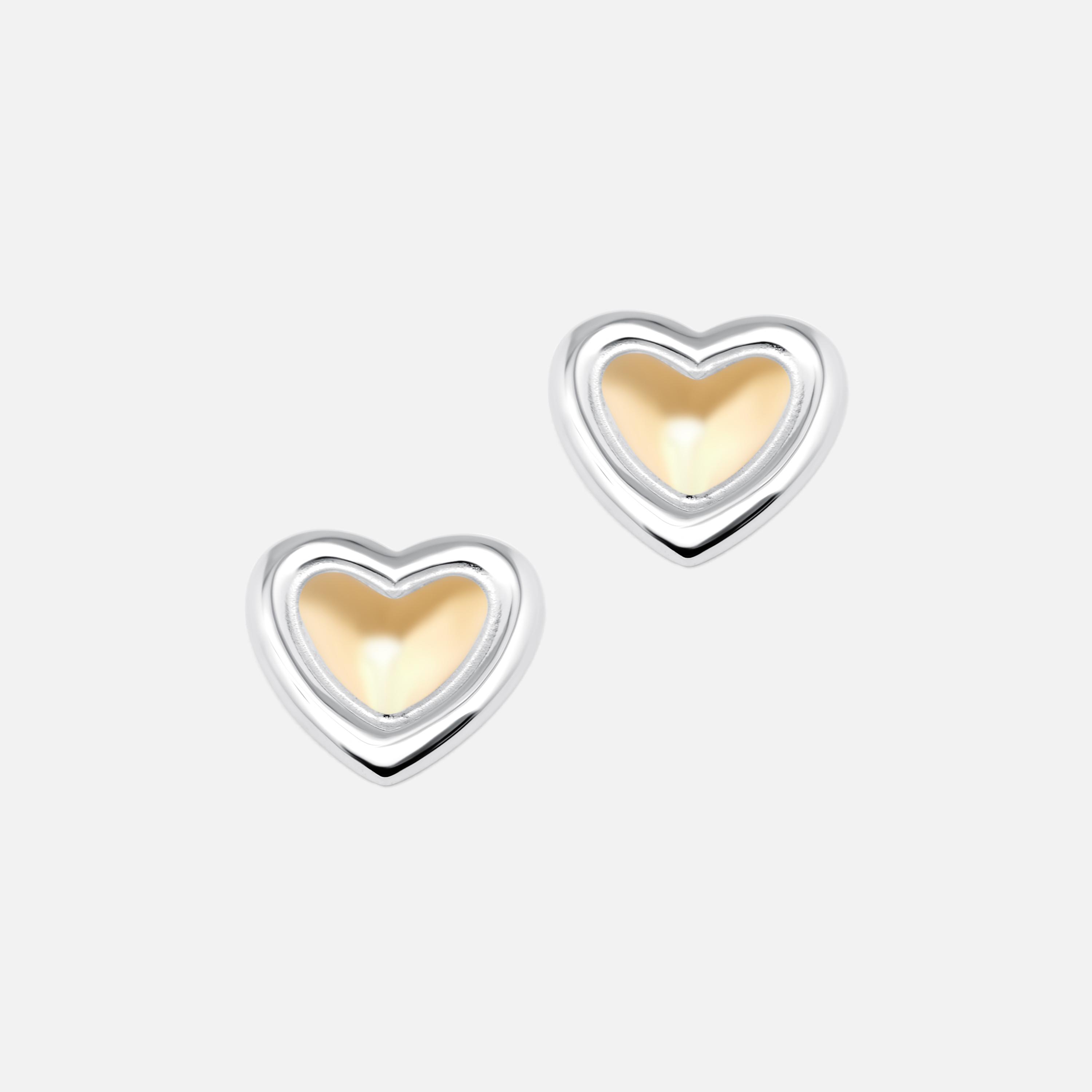 أقراط ليتشي فضية صغيرة للنساء من الستانلس ستيل | ear0627-women-watchesandjewellery-jewellery-earrings-image-2