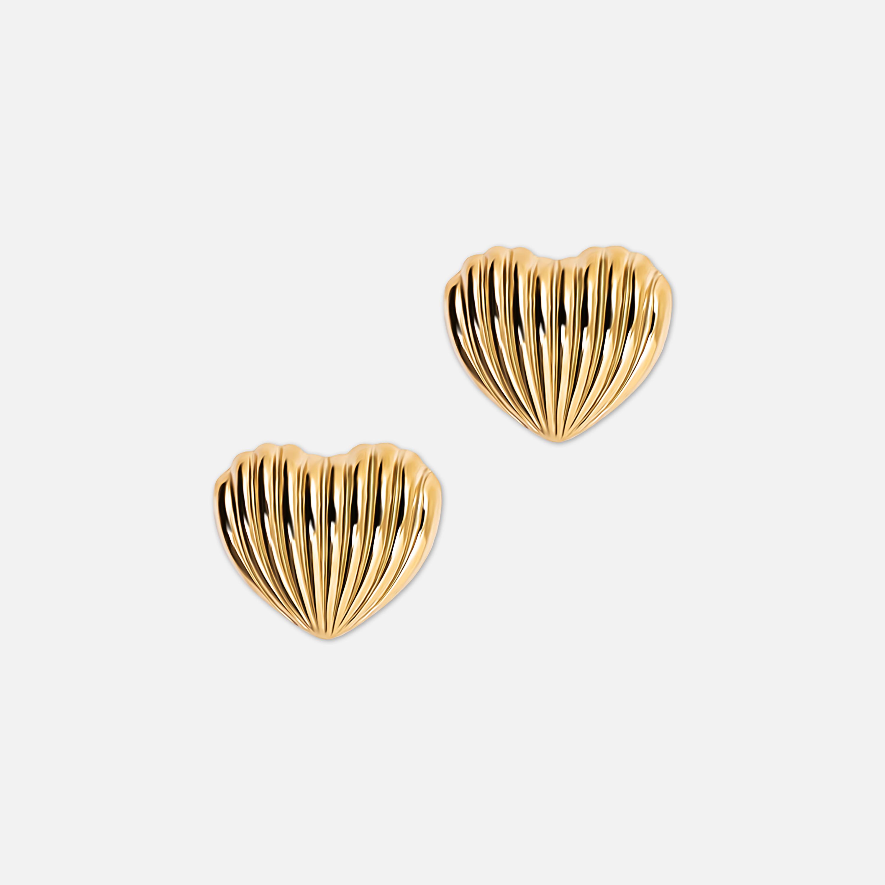 أقراط ليتشي ذهبية صغيرة للنساء من الستيل | ear0634-women-watchesandjewellery-jewellery-earrings-image-2