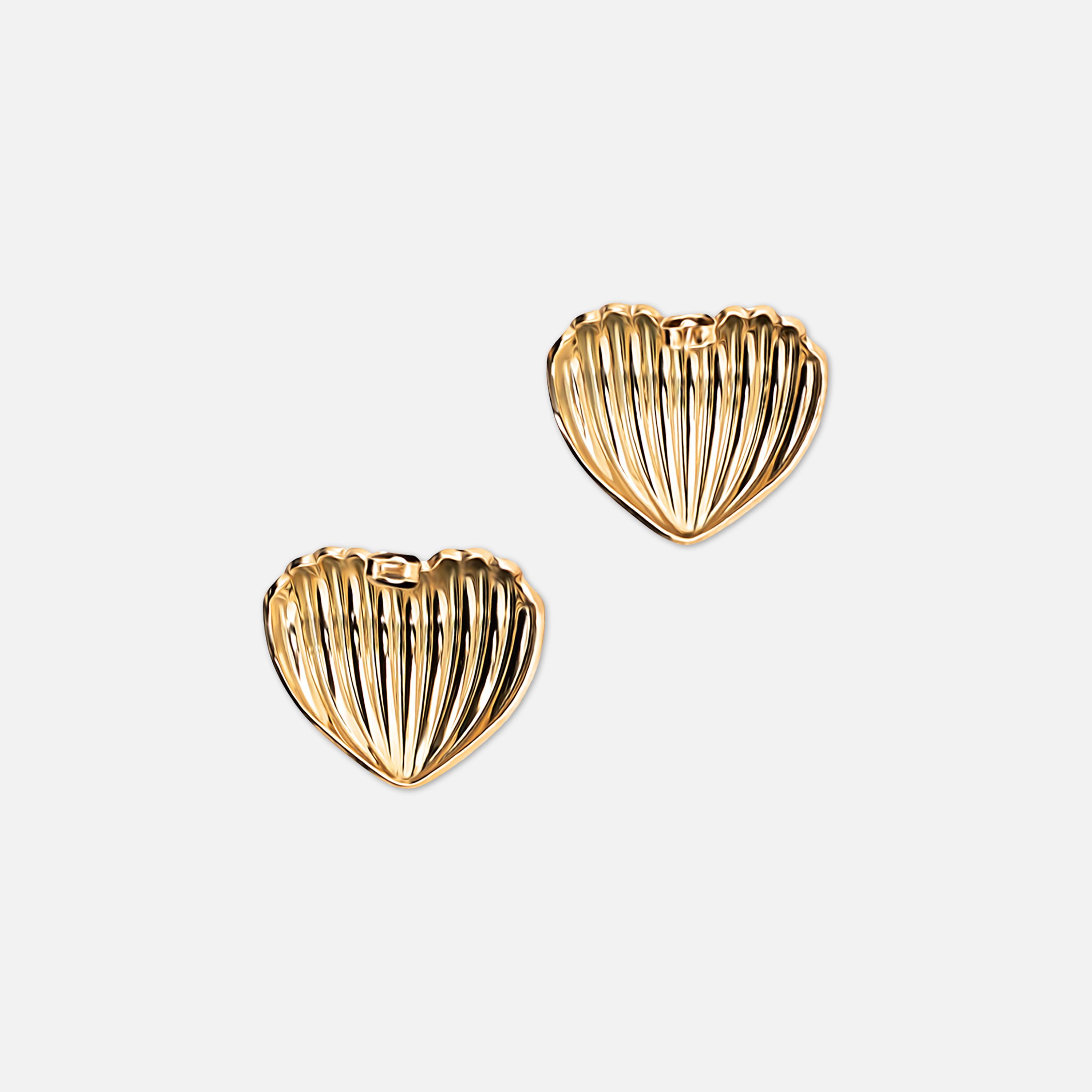 أقراط ليتشي ذهبية صغيرة للنساء من الستيل | ear0634-women-watchesandjewellery-jewellery-earrings-image-3