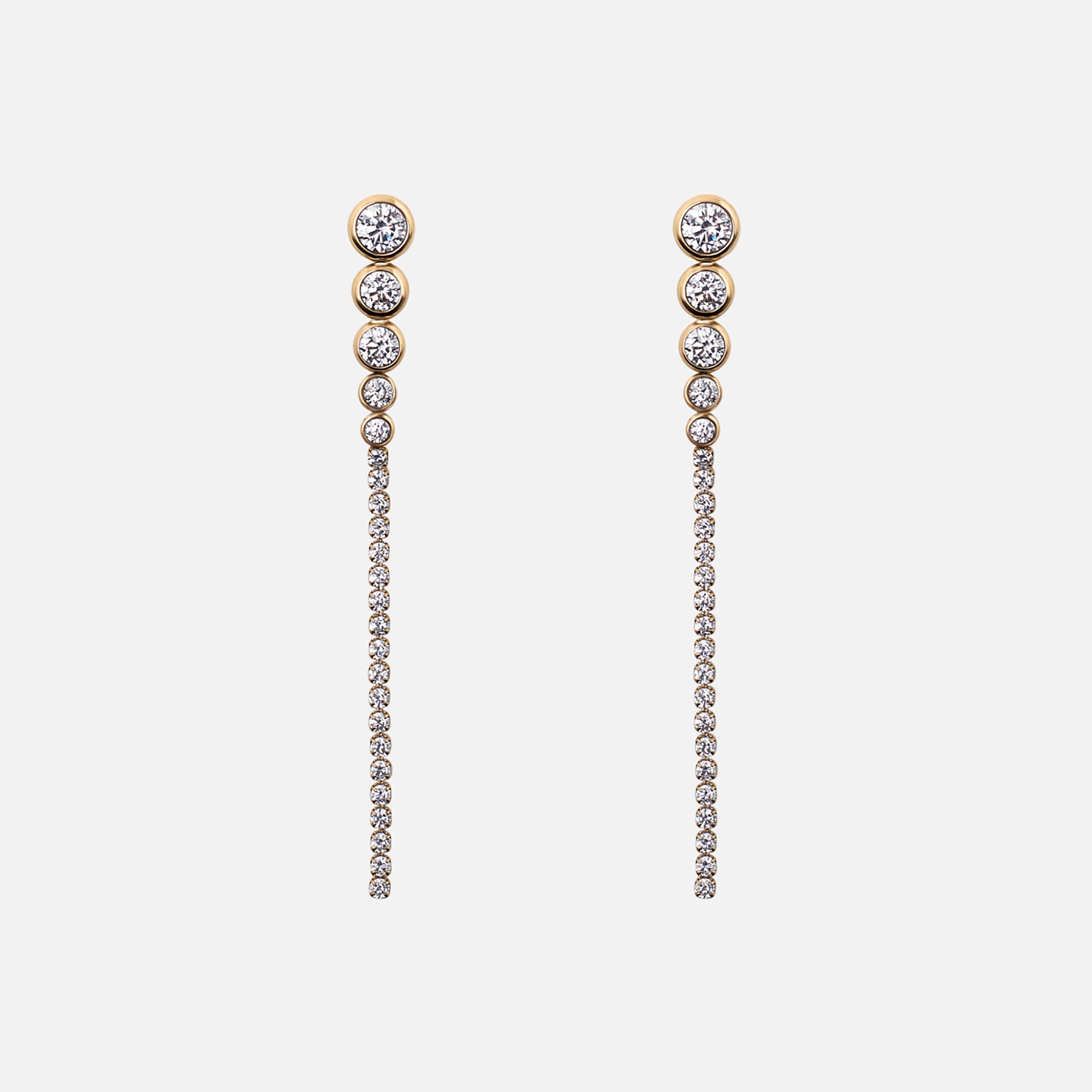 أقراط ليتشي ذهبية متدلية للنساء من النحاس | ear0639-women-watchesandjewellery-jewellery-earrings-image-2