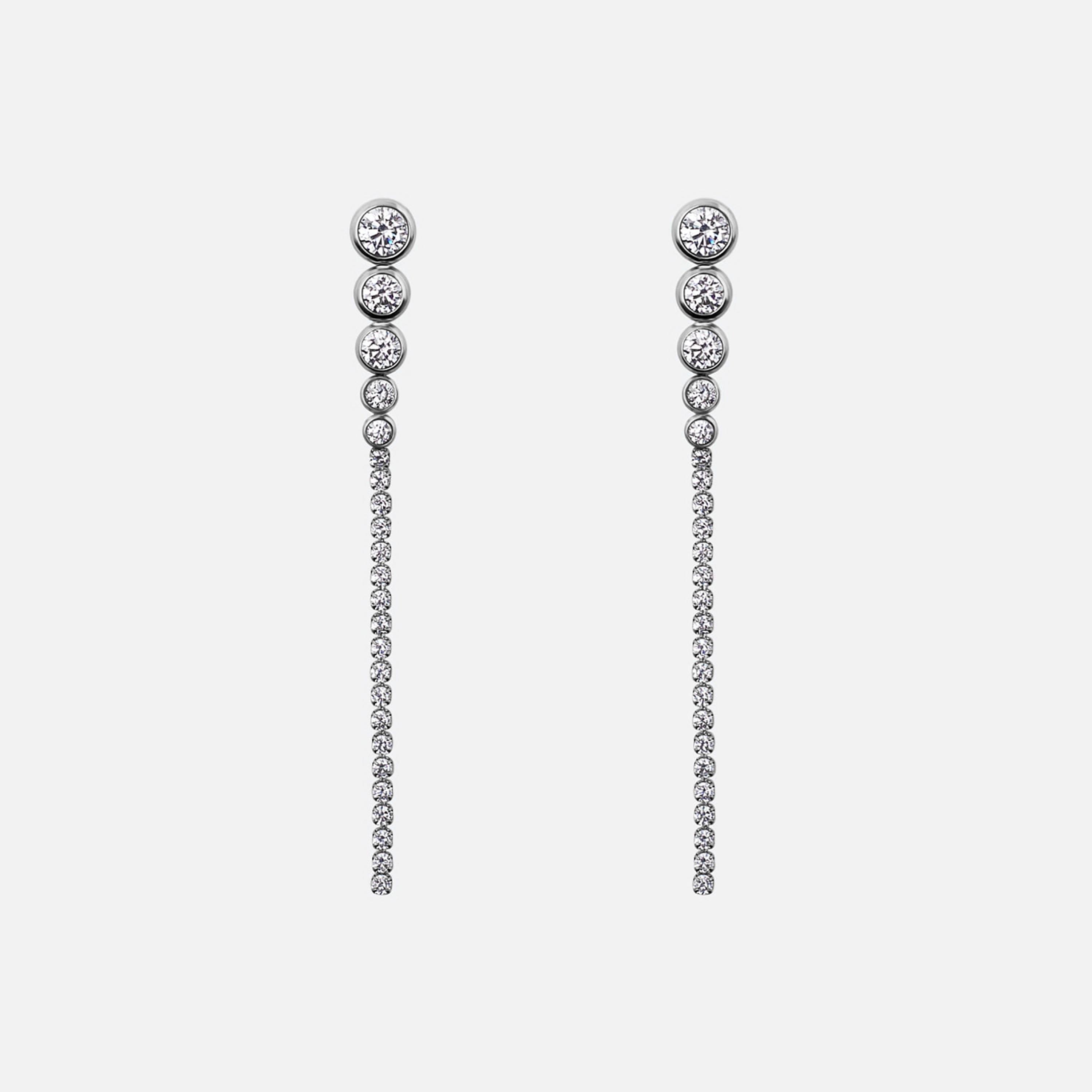 أقراط ليتشي فضية متدلية للنساء من النحاس | ear0640-women-watchesandjewellery-jewellery-earrings-image-2