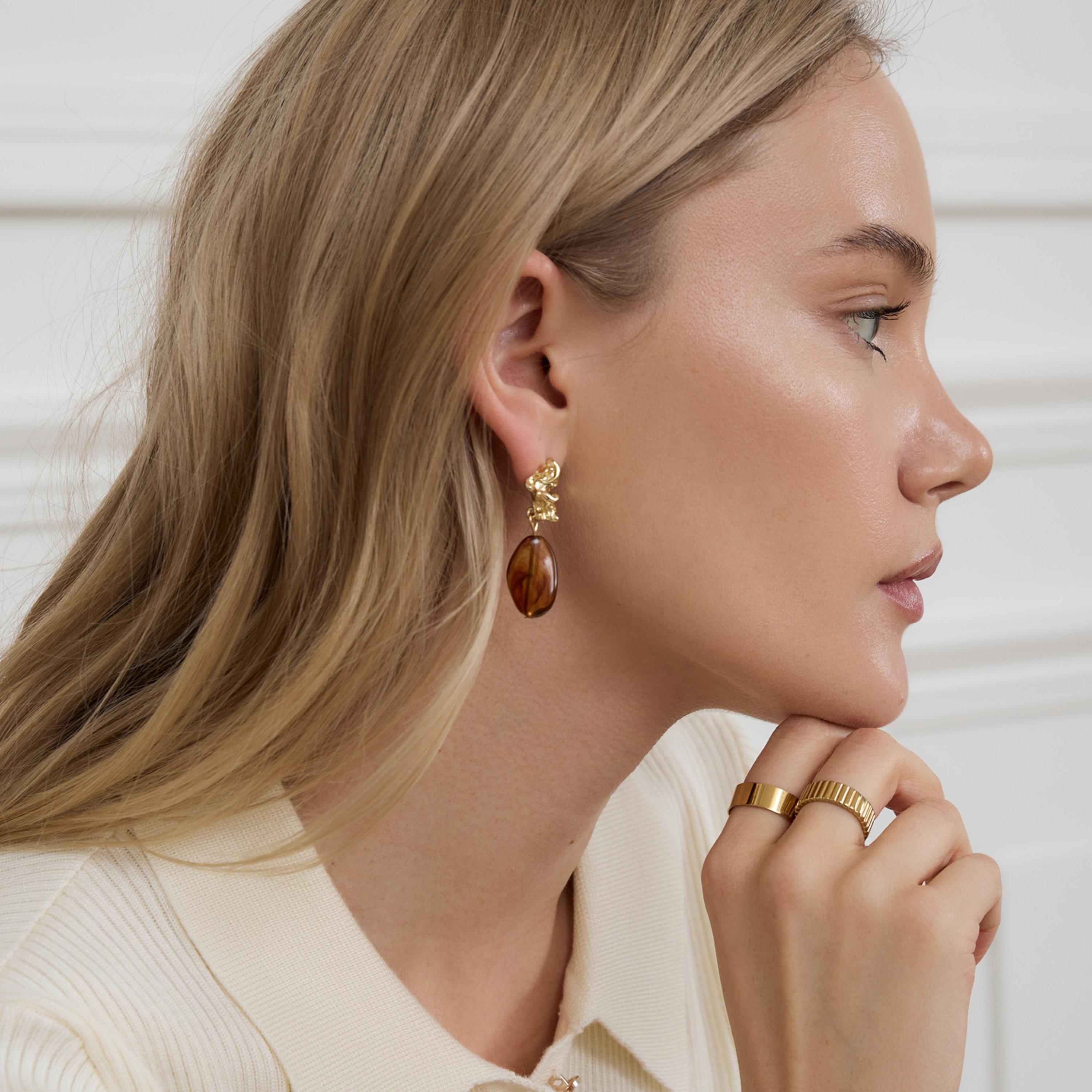 أقراط ليتشي ذهبية متدلية للنساء من سبيكة النحاس | ear0645-women-watchesandjewellery-jewellery-earrings-image-4