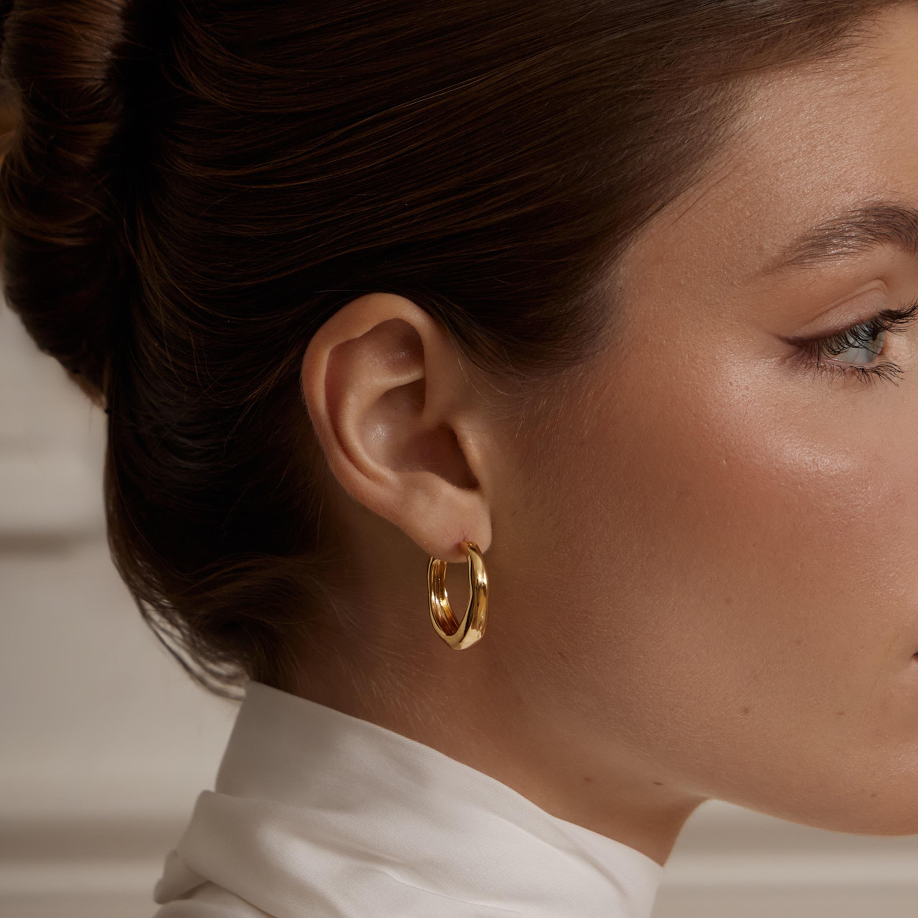 أقراط ليتشي ذهبية حلقية للنساء من سبيكة النحاس | ear0670-women-watchesandjewellery-jewellery-earrings-image-1