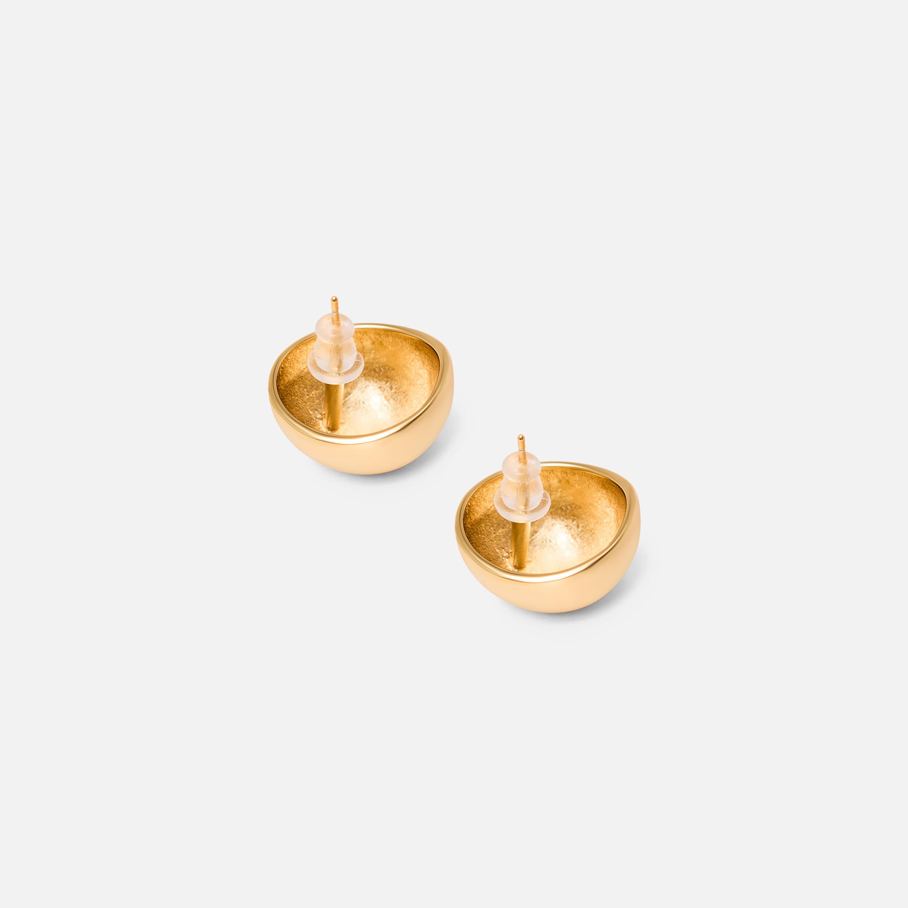 أقراط ليتشي ذهبية صغيرة للنساء من الستانلس ستيل | ear0683-women-watchesandjewellery-jewellery-earrings-image-3