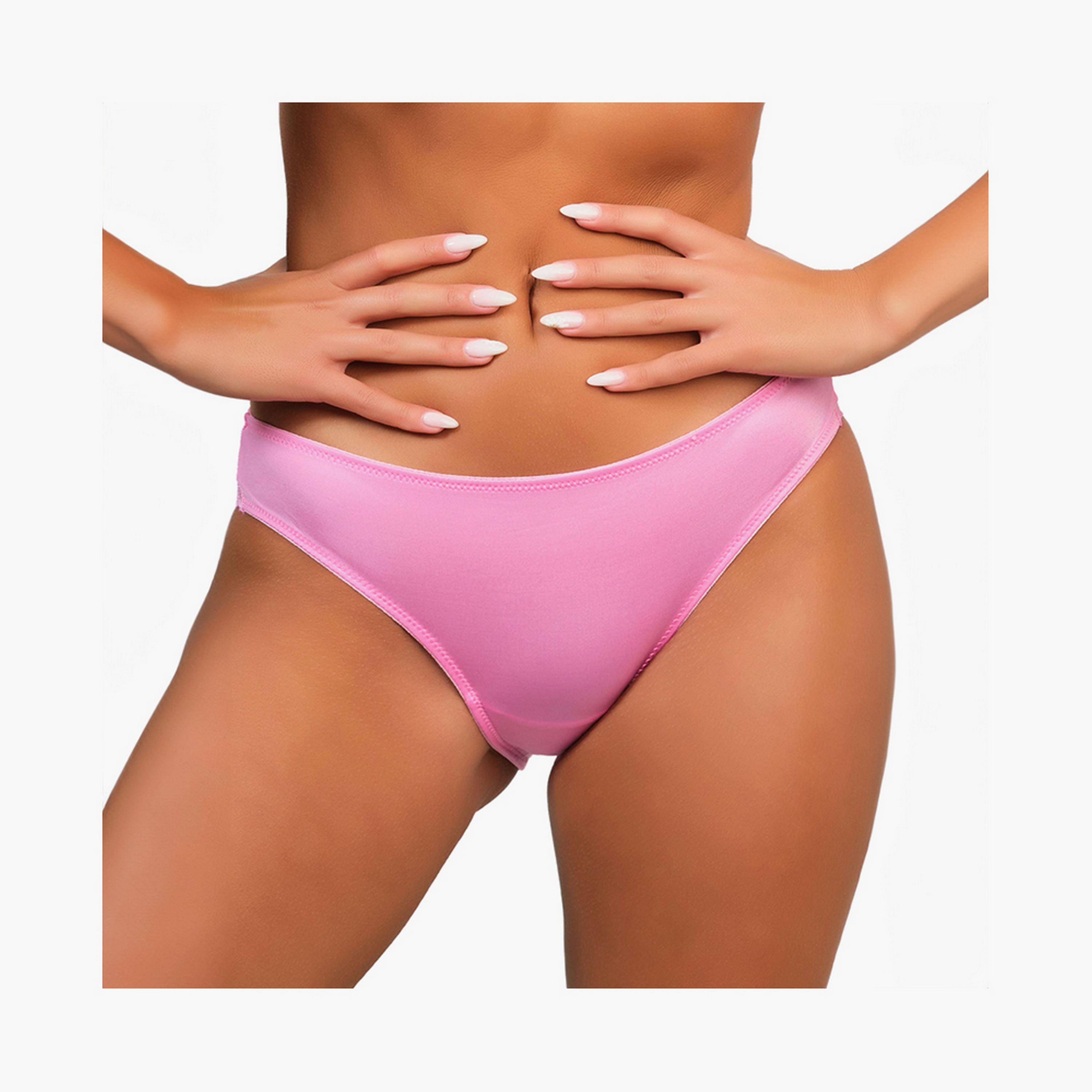 Isla & Evie Everyday Lace Medium Coverage Women's Cheeky Panties-women-clothing-lingerie-panties-image-10