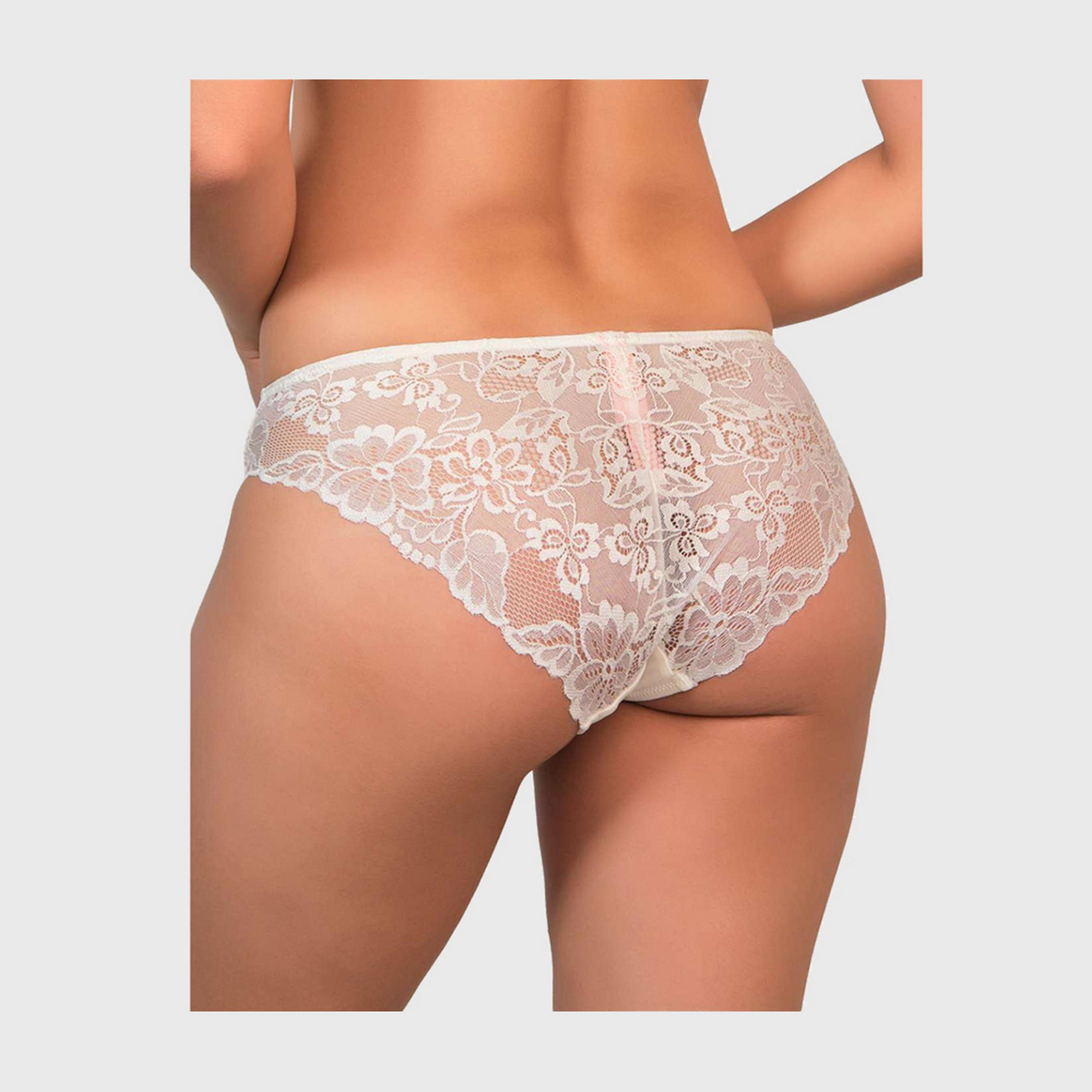 Isla & Evie Everyday Lace Medium Coverage Women's Cheeky Panties-women-clothing-lingerie-panties-image-4