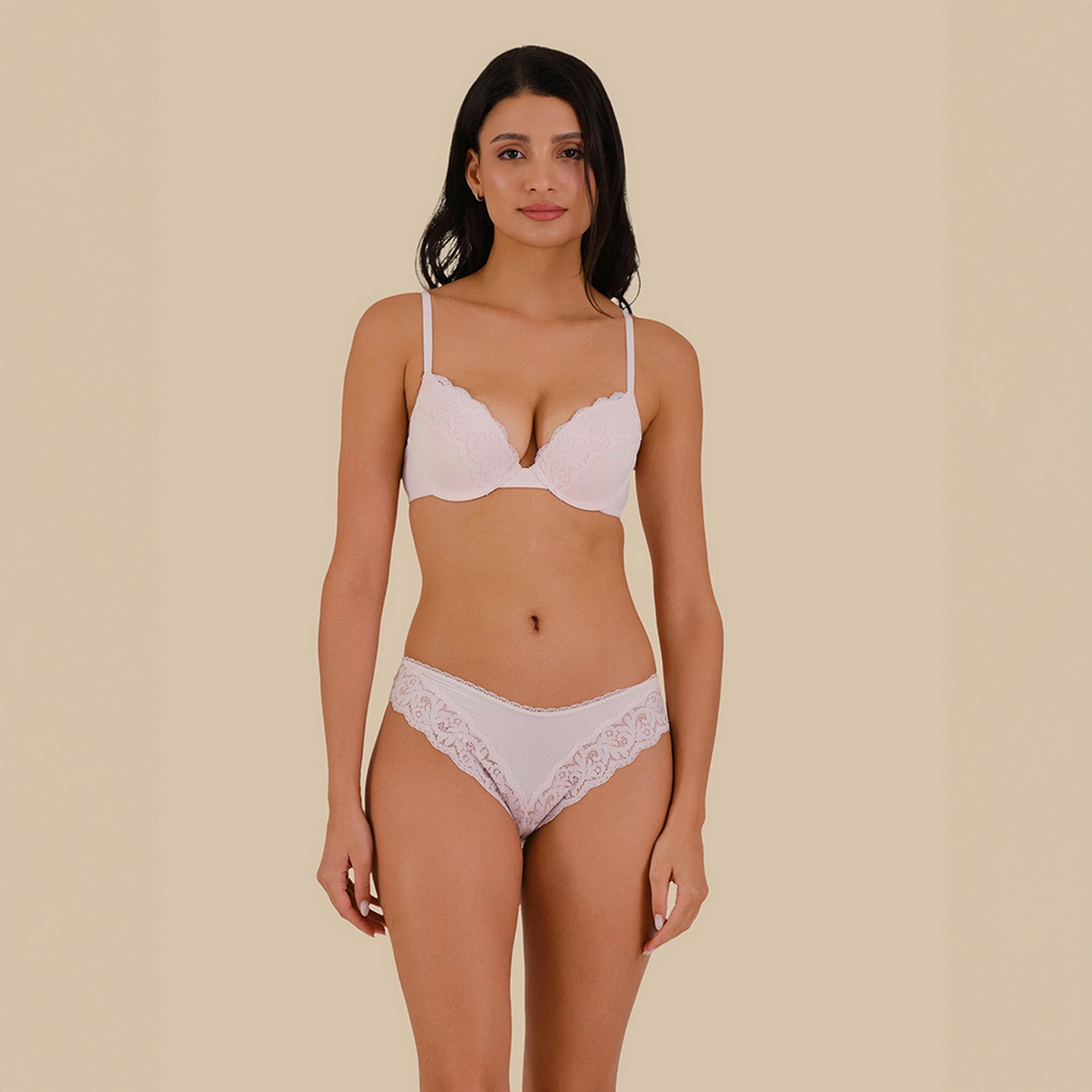 Isla & Evie Lace Medium Coverage Women's Cheeky Panties-women-clothing-lingerie-panties-image-2