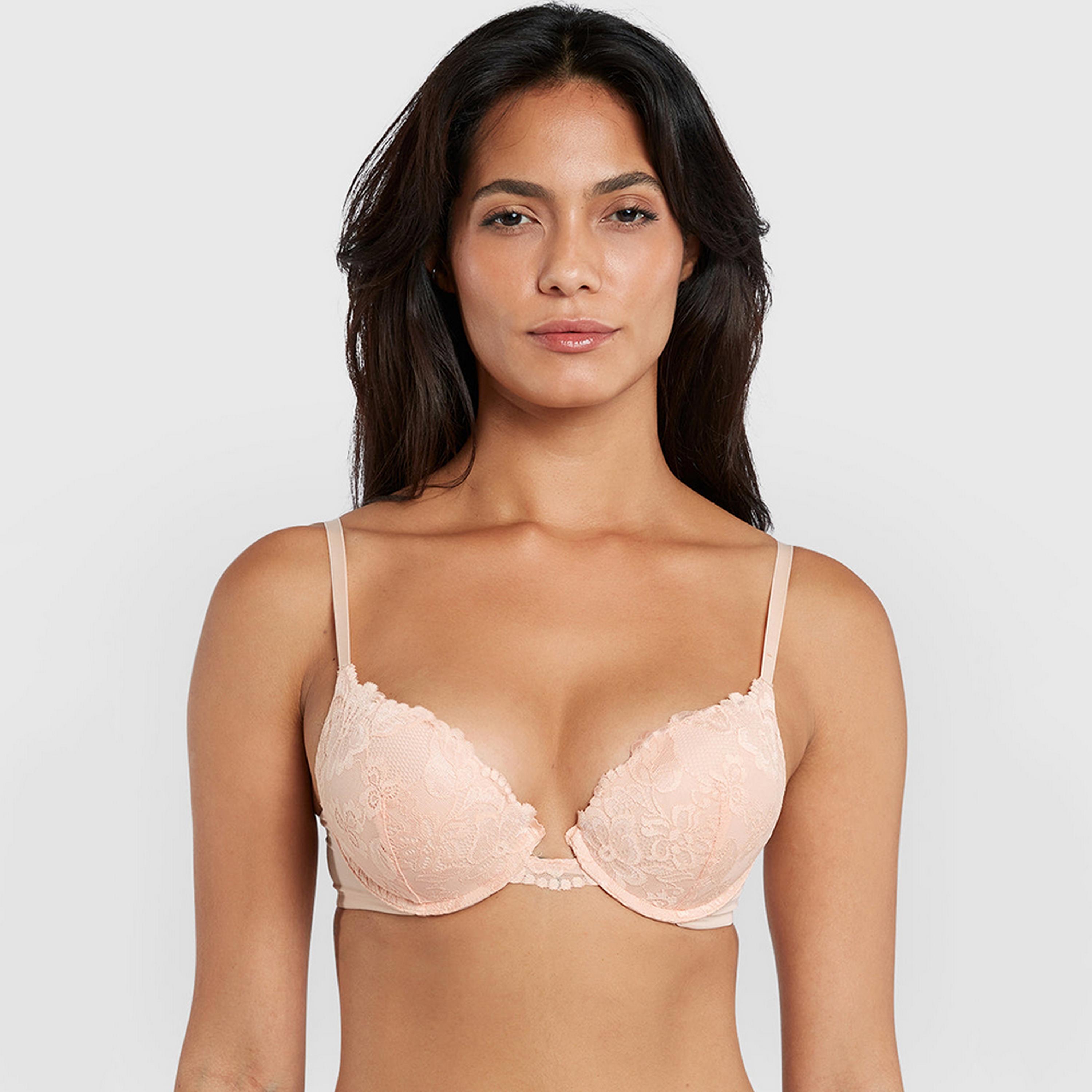 حمالة صدر نسائية دبل بوش أب بأسلاك وداعمة عالية ومبطنة يومية من إيزلا آند إيفي-women-clothing-lingerie-bras-image-5