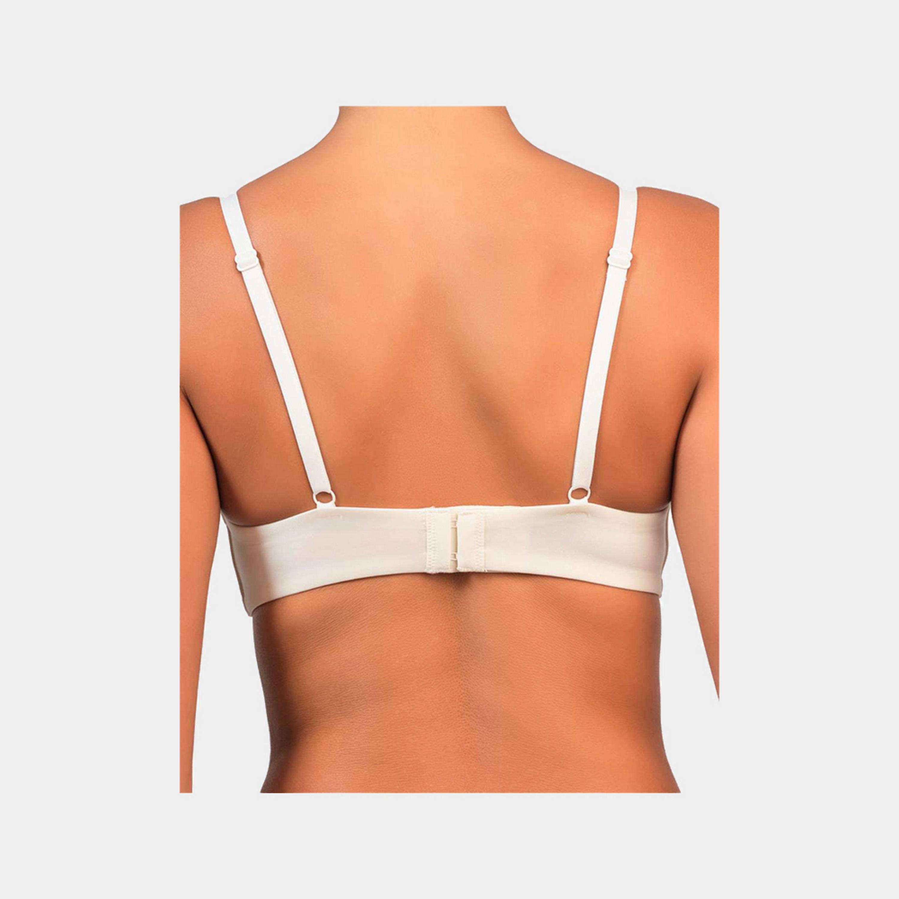 Isla & Evie Everyday Non-Wired Medium Support Padded Women's Plunge Bra-women-clothing-lingerie-bras-image-7