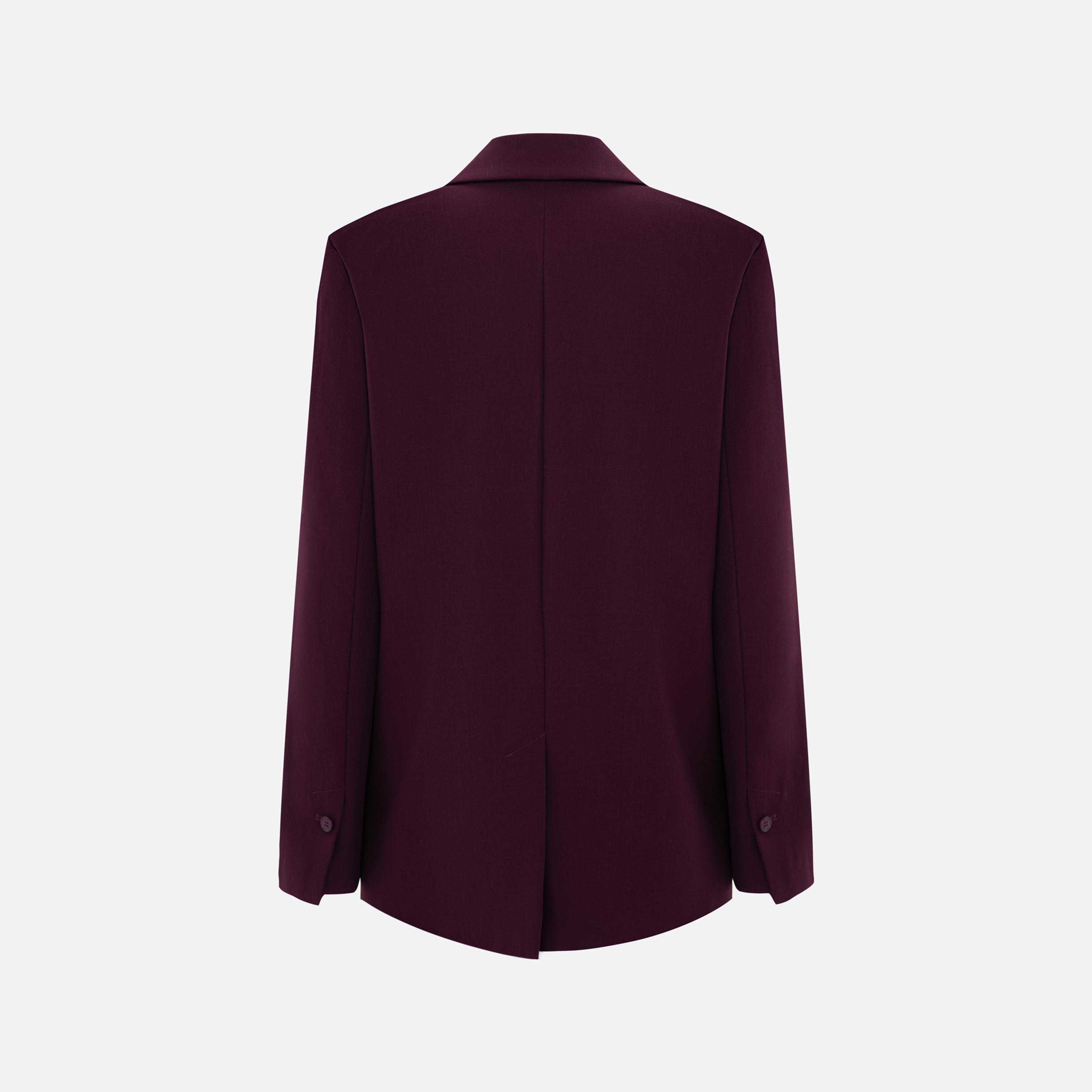 بلازر حريمي بياقة مطوية من ليتشي-women-clothing-coatsandjackets-blazers-image-6