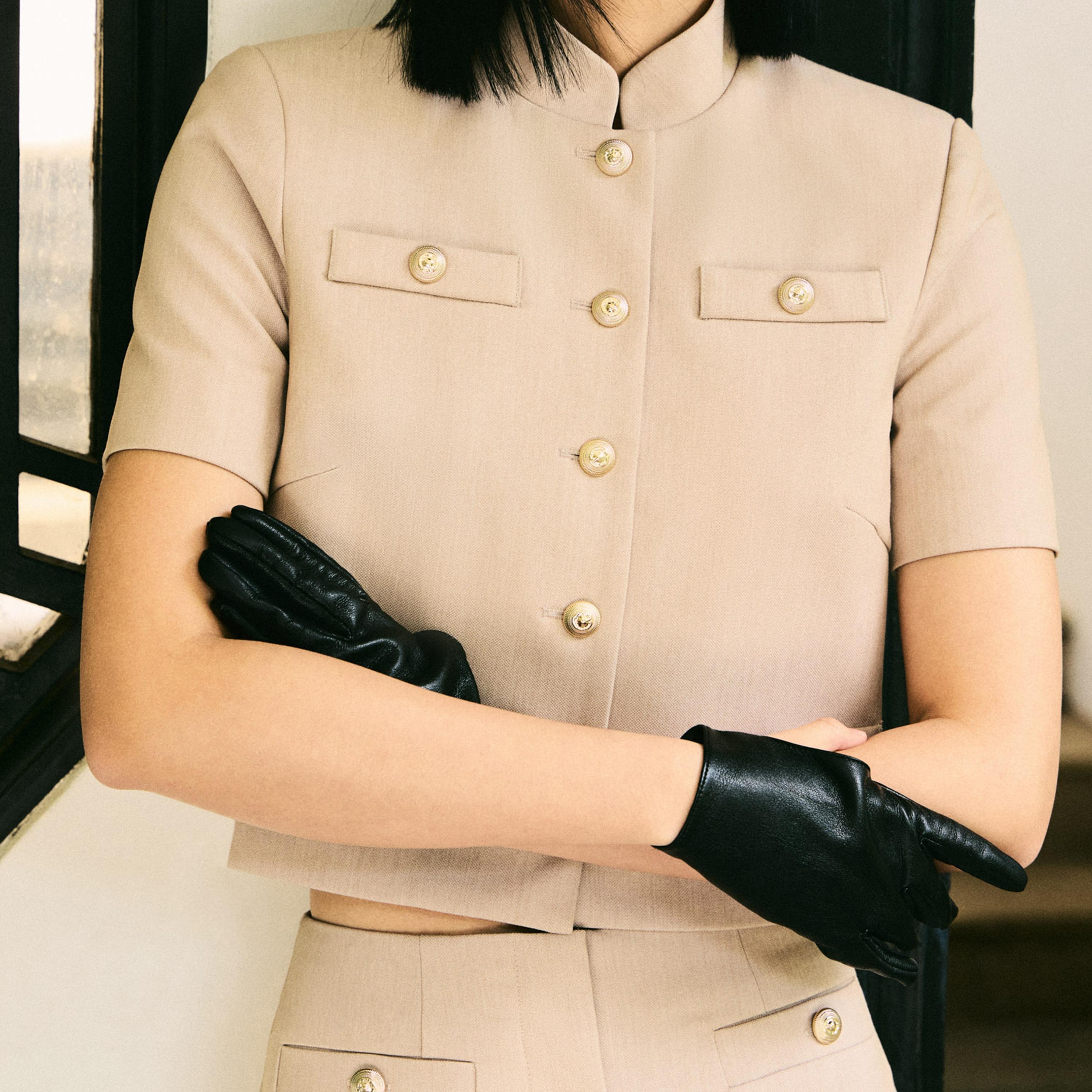 جاكيت نسائي بياقة ماندارين باللون البيج من ليتشي-women-winterwear-coatsandjackets-jackets-image-6