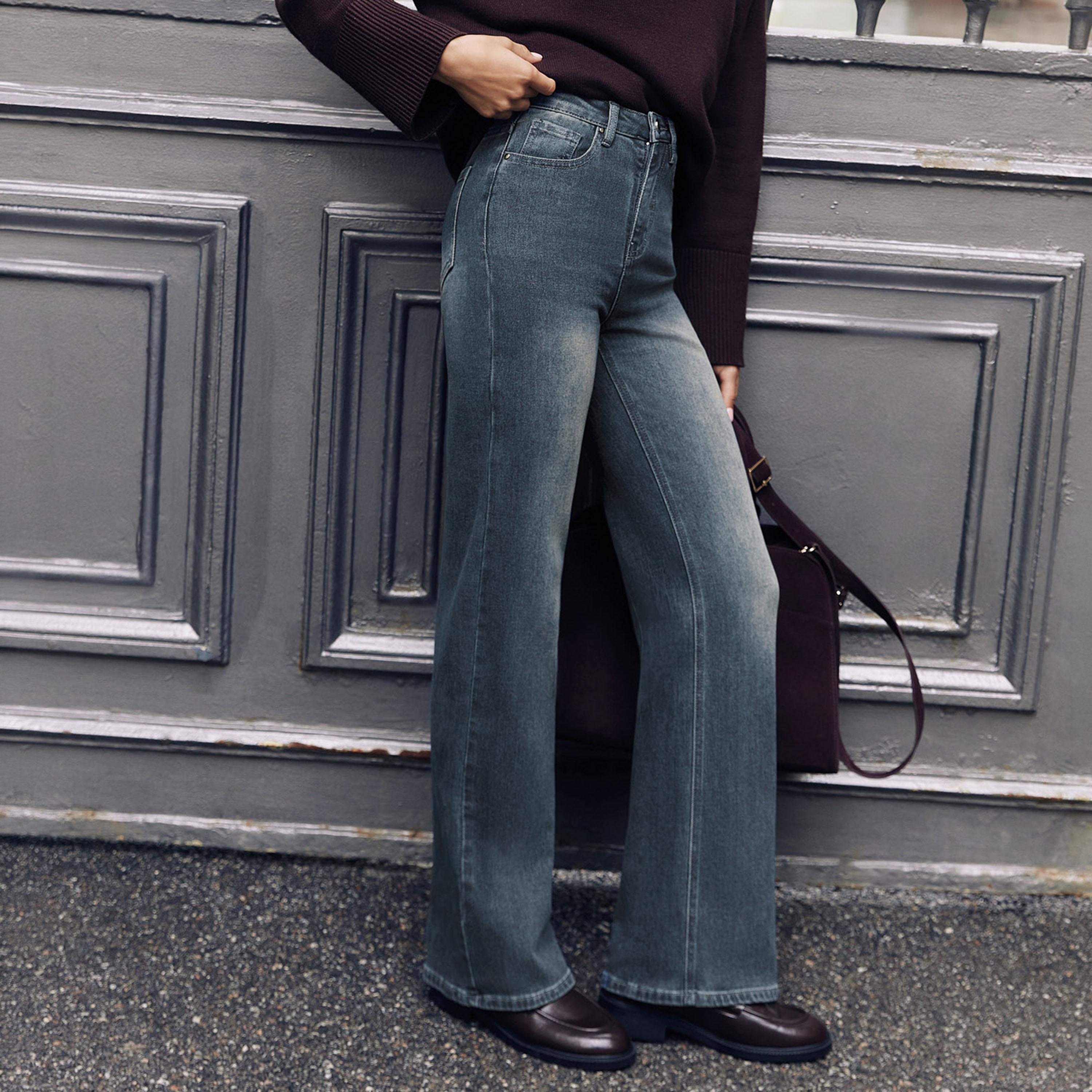 بنطلون جينز أزرق للنساء من ليتشي-women-clothing-bottoms-jeans-image-3