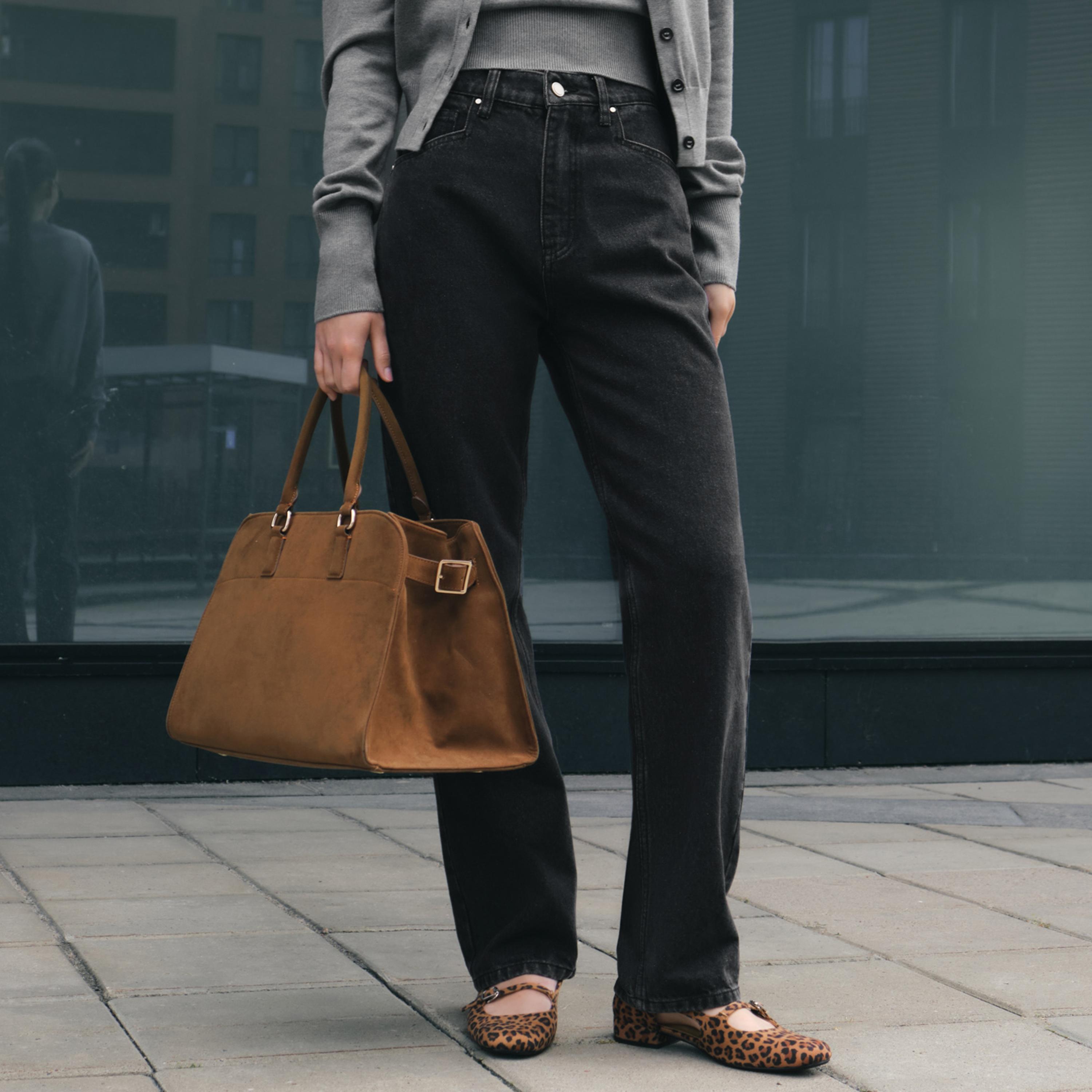 بنطلون جينز تشاركول للنساء من ليتشي-women-clothing-bottoms-jeans-image-3