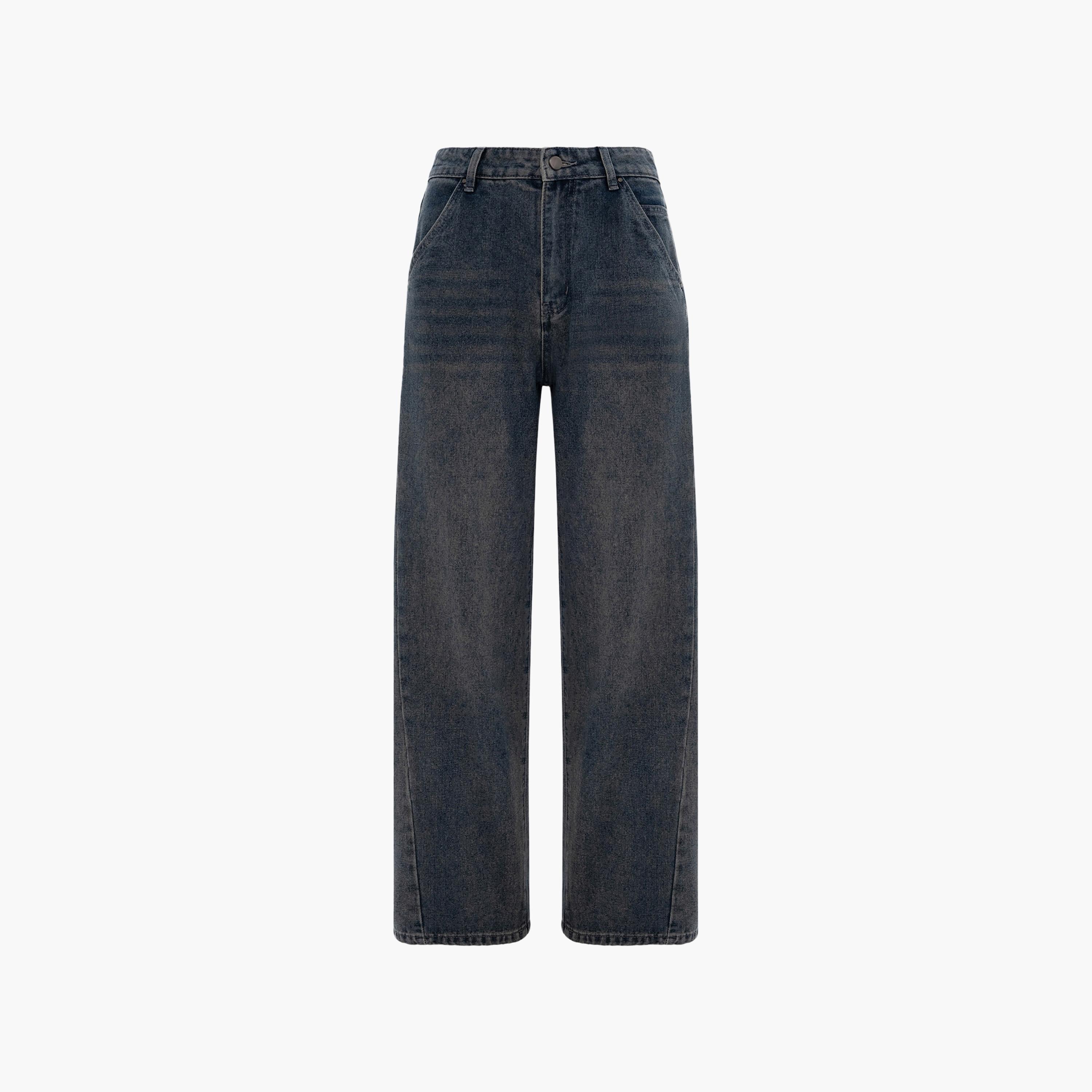 بنطال جينز نسائي بقصة أرجل واسعة بغسيل خفيف باللون الأزرق من ليتشي-women-clothing-bottoms-jeans-image-5