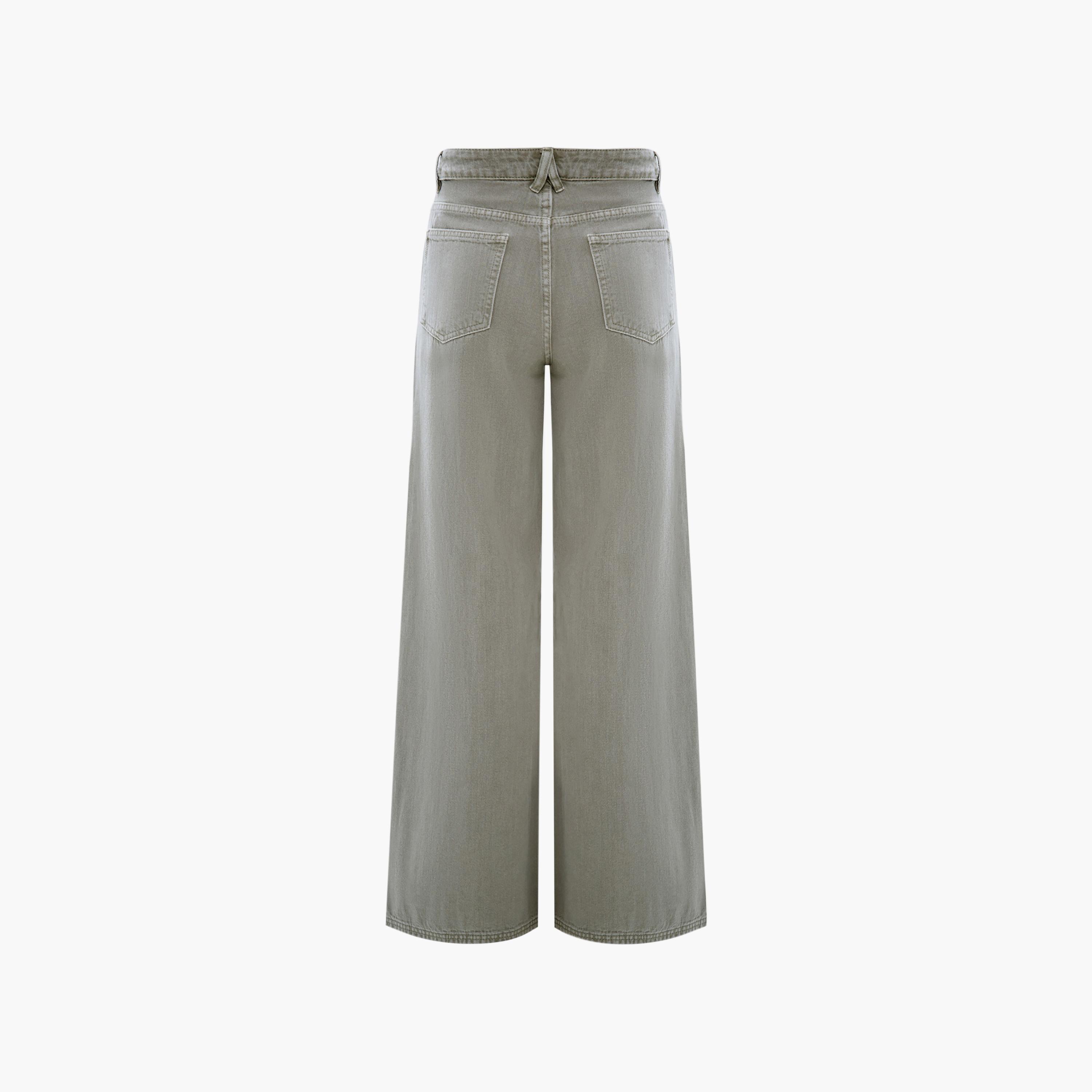 Lichi Light Grey Cotton Women's Jeans-women-clothing-bottoms-jeans-image-5