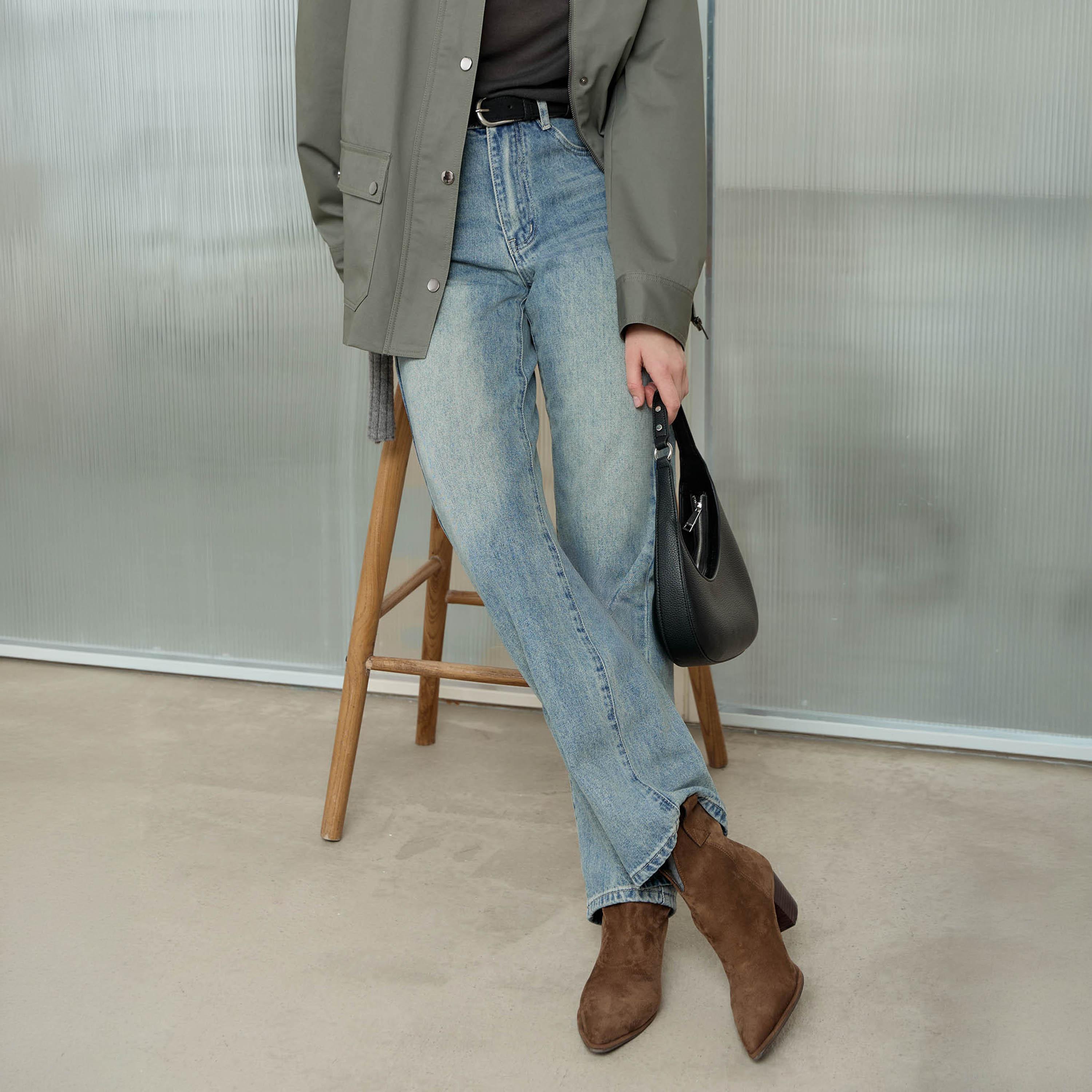 بنطلون جينز أزرق للنساء من ليتشي-women-clothing-bottoms-jeans-image-2