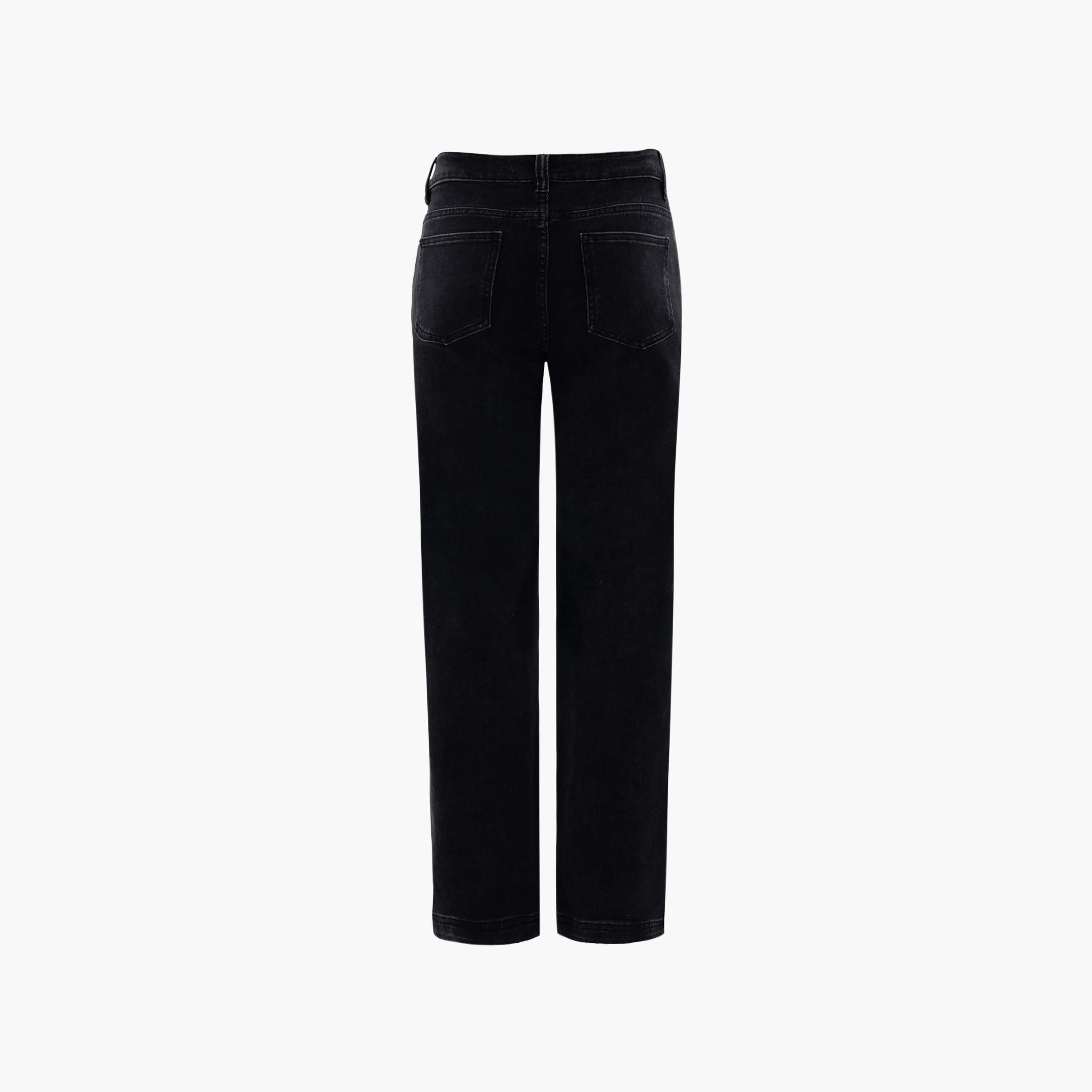 بنطلون جينز أسود للنساء من ليتشي-women-clothing-bottoms-jeans-image-6