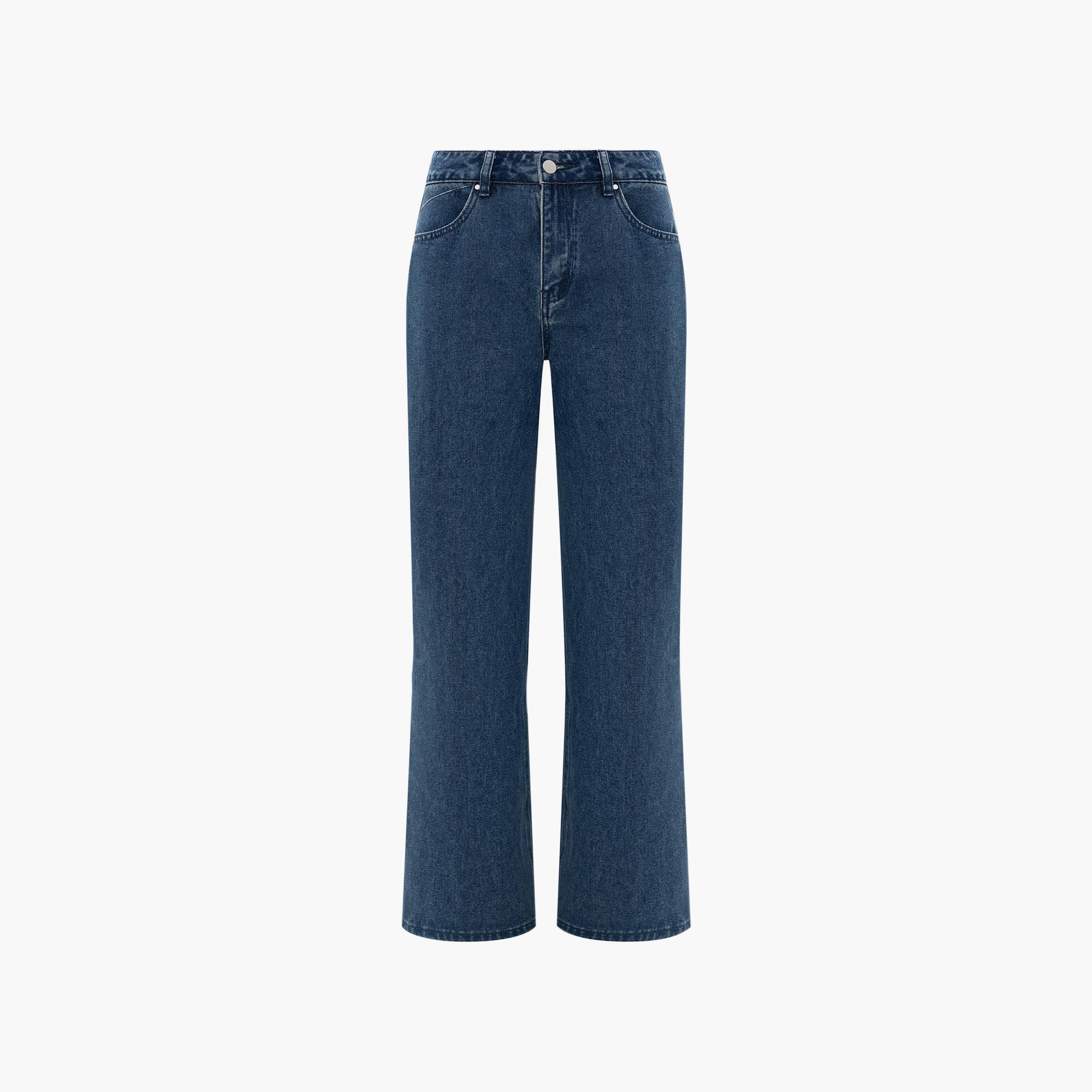 بنطلون جينز أزرق للنساء من ليتشي-women-clothing-bottoms-jeans-image-4
