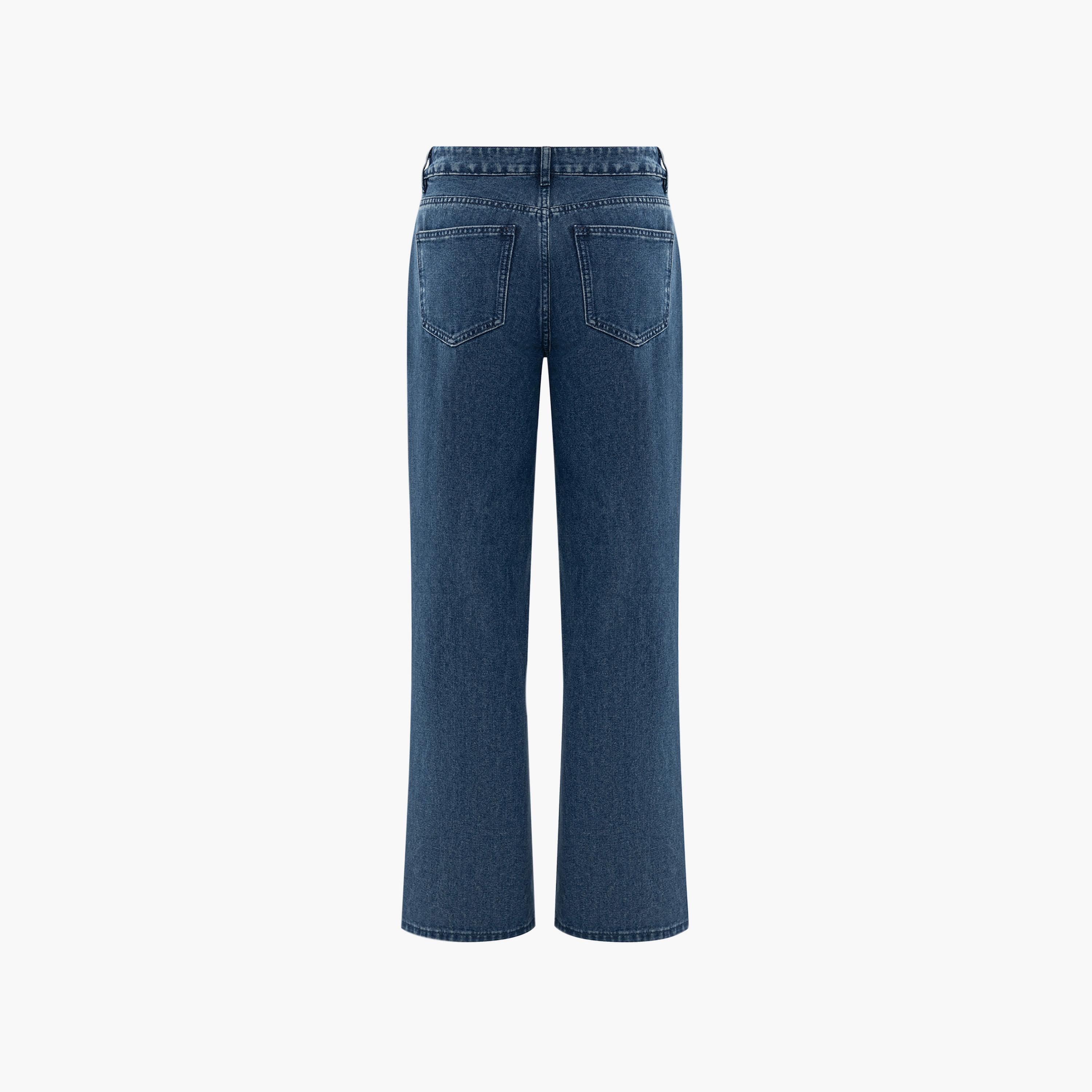 بنطلون جينز أزرق للنساء من ليتشي-women-clothing-bottoms-jeans-image-5
