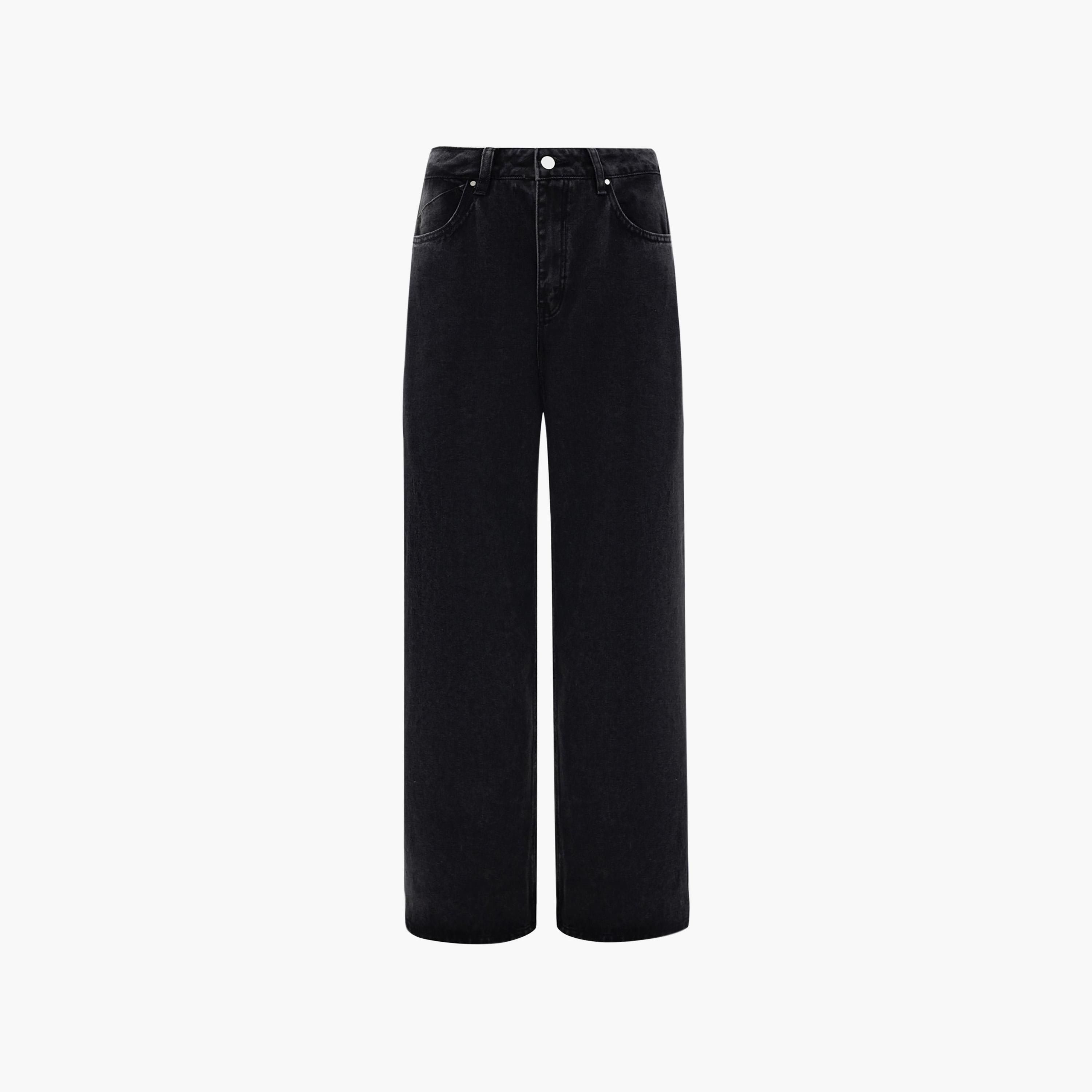 بنطلون جينز أسود للنساء من ليتشي-women-clothing-bottoms-jeans-image-5
