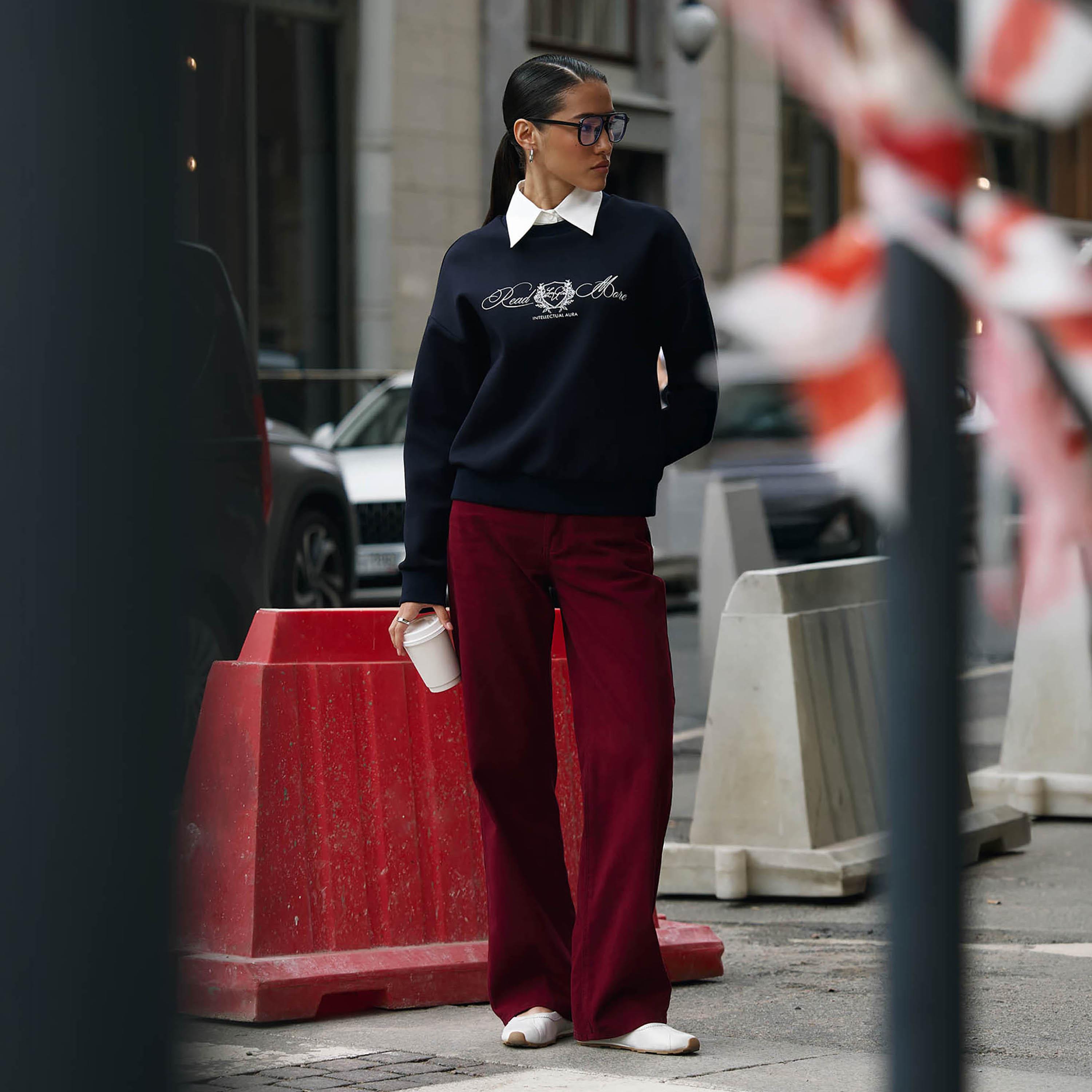بنطال جينز قطن نسائي بقصة مستقيمة من ليتشي-women-clothing-bottoms-jeans-image-2