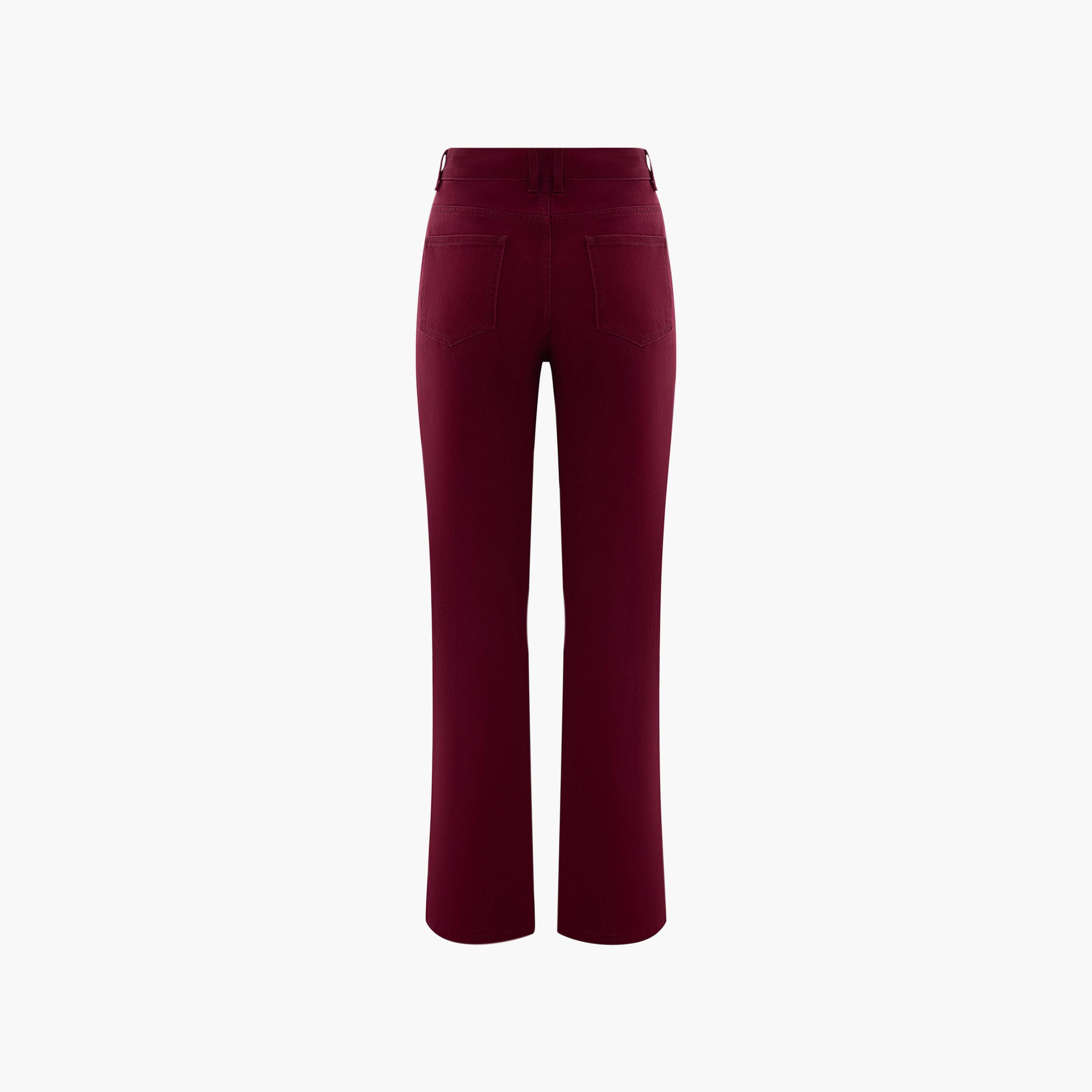 بنطلون جينز أحمر للنساء من ليتشي-women-clothing-bottoms-jeans-image-5
