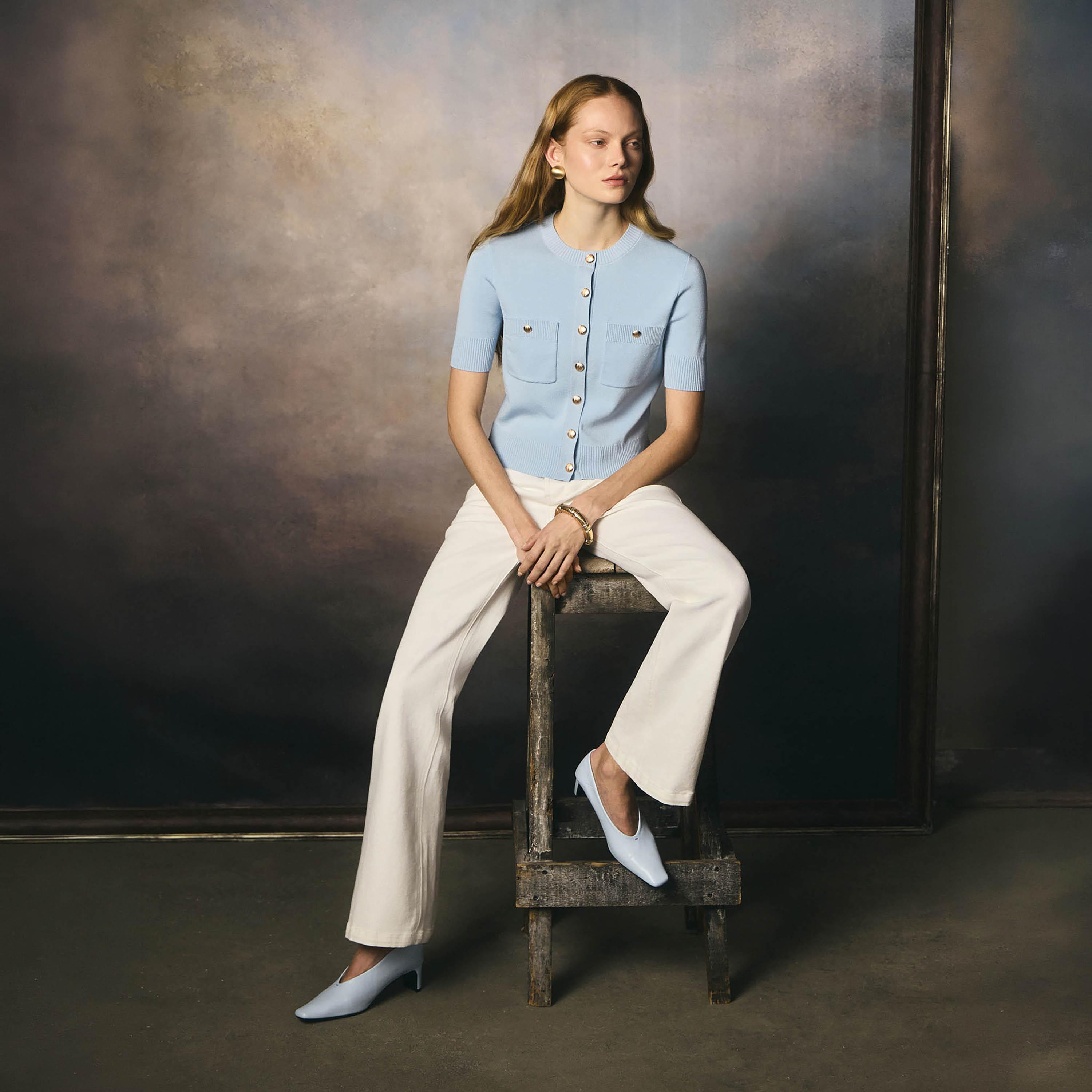 بنطال جينز نسائي بقصة مستقيمة باللون الأبيض من ليتشي-women-clothing-bottoms-jeans-image-2