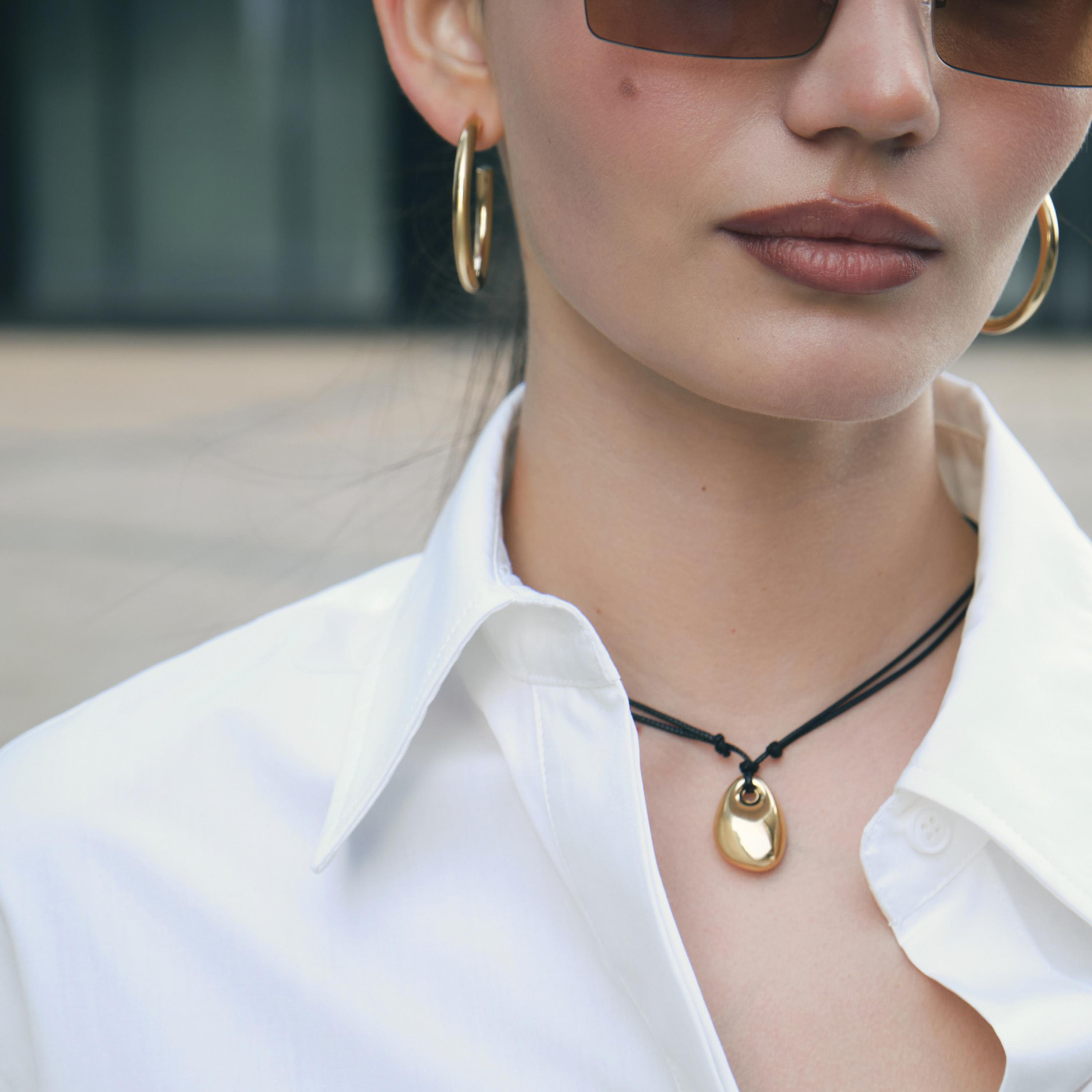 عقد بقلادة ليتشي ذهبي للنساء من الستانلس ستيل | مقاس موحد | ncl0194-women-watchesandjewellery-jewellery-necklacesandpendants-image-4