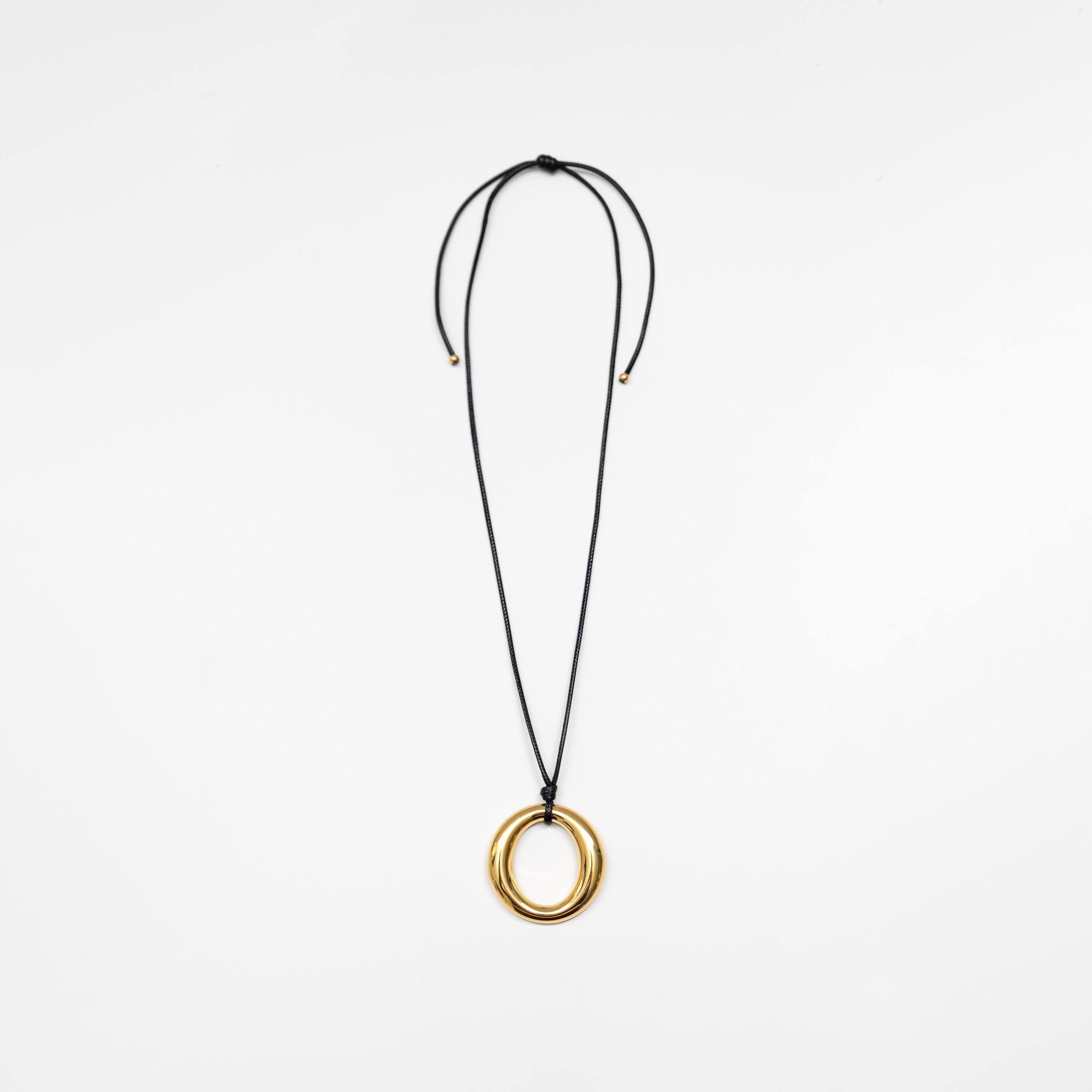 عقد بقلادة ليتشي ذهبي للنساء من سبيكة النحاس | مقاس موحد | ncl0199-women-watchesandjewellery-jewellery-necklacesandpendants-image-2