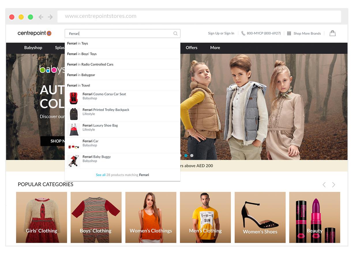 Experience our simpler, faster and smarter search.