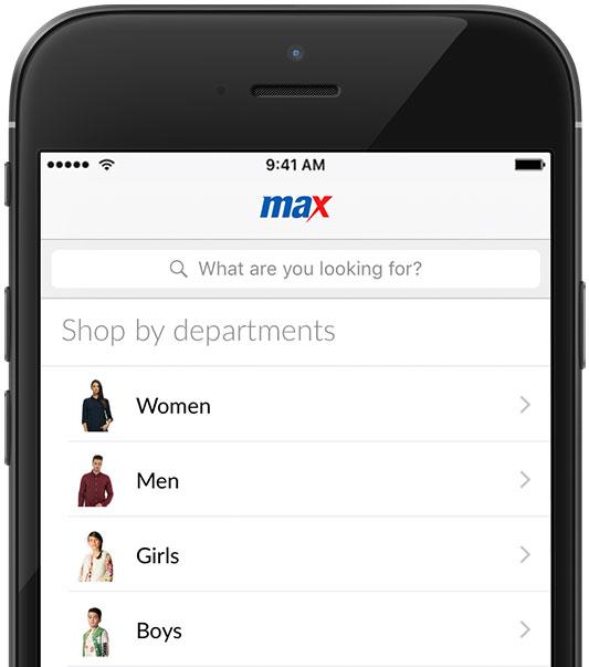 Online Shopping at Max