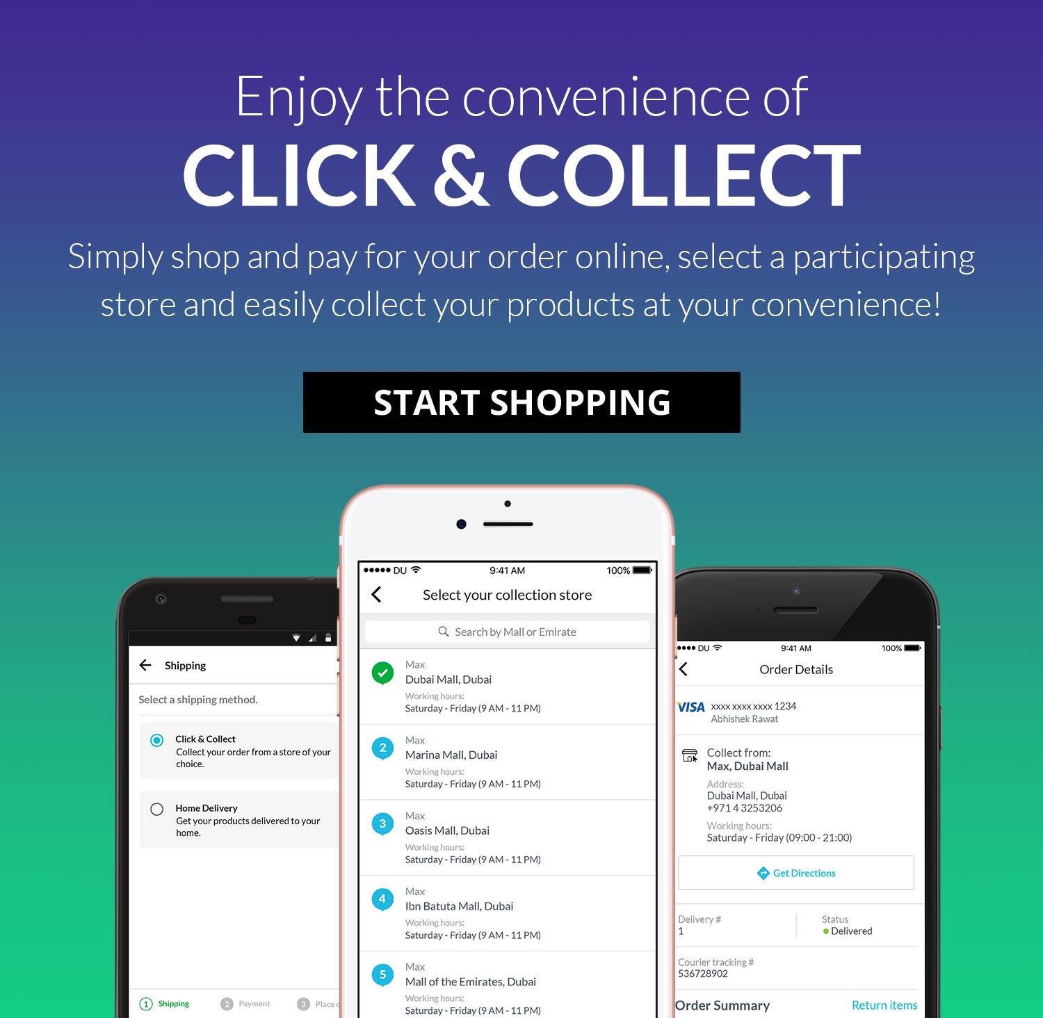 Online Shopping at Max