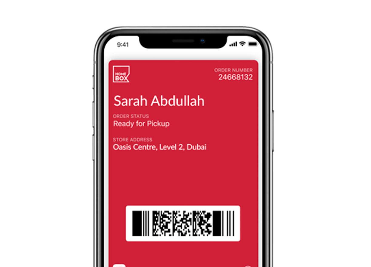 Collect your Click & Collect orders using Apple Wallet!