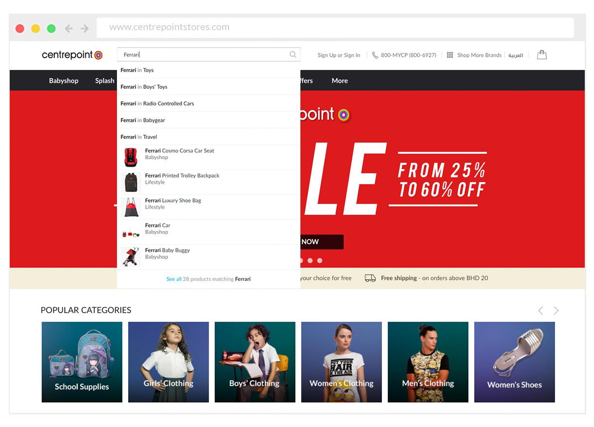 Experience our simpler, faster and smarter search.