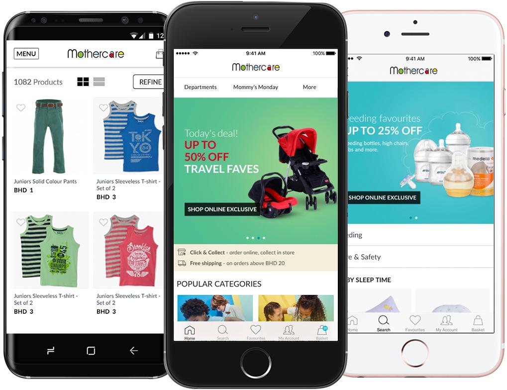 Shop on-the-go with our easy iPhone, & Android