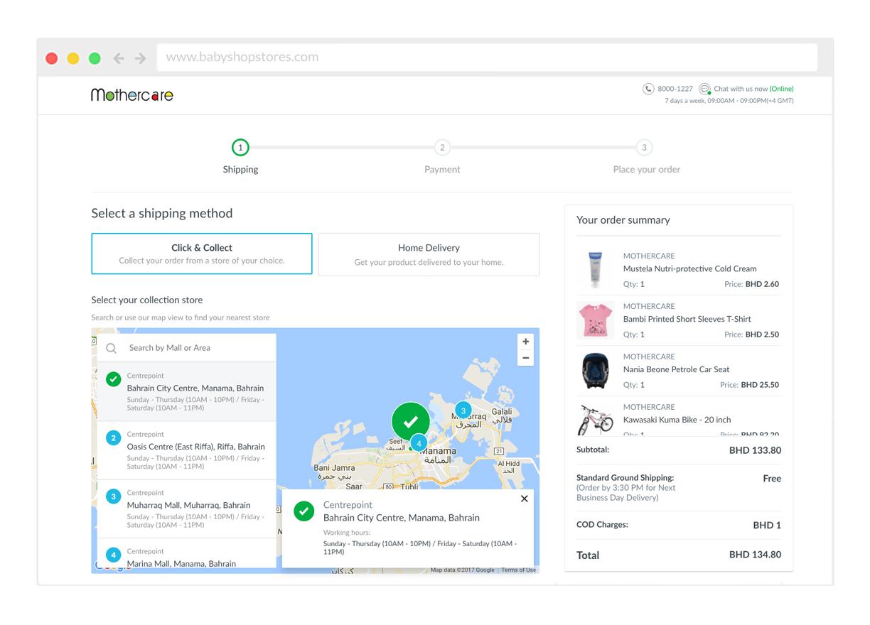 Enjoy the convenience of Click and Collect