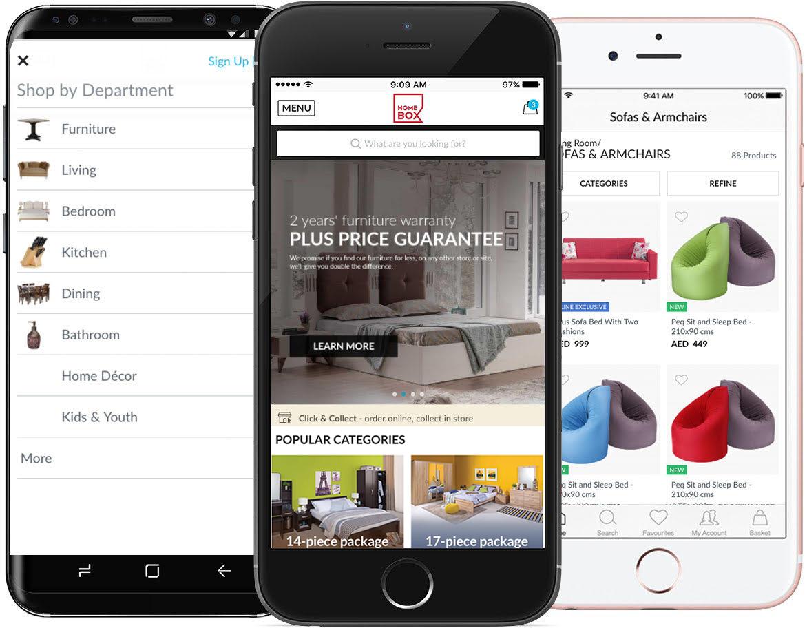 Shop on-the-go with our easy iPhone and Android apps